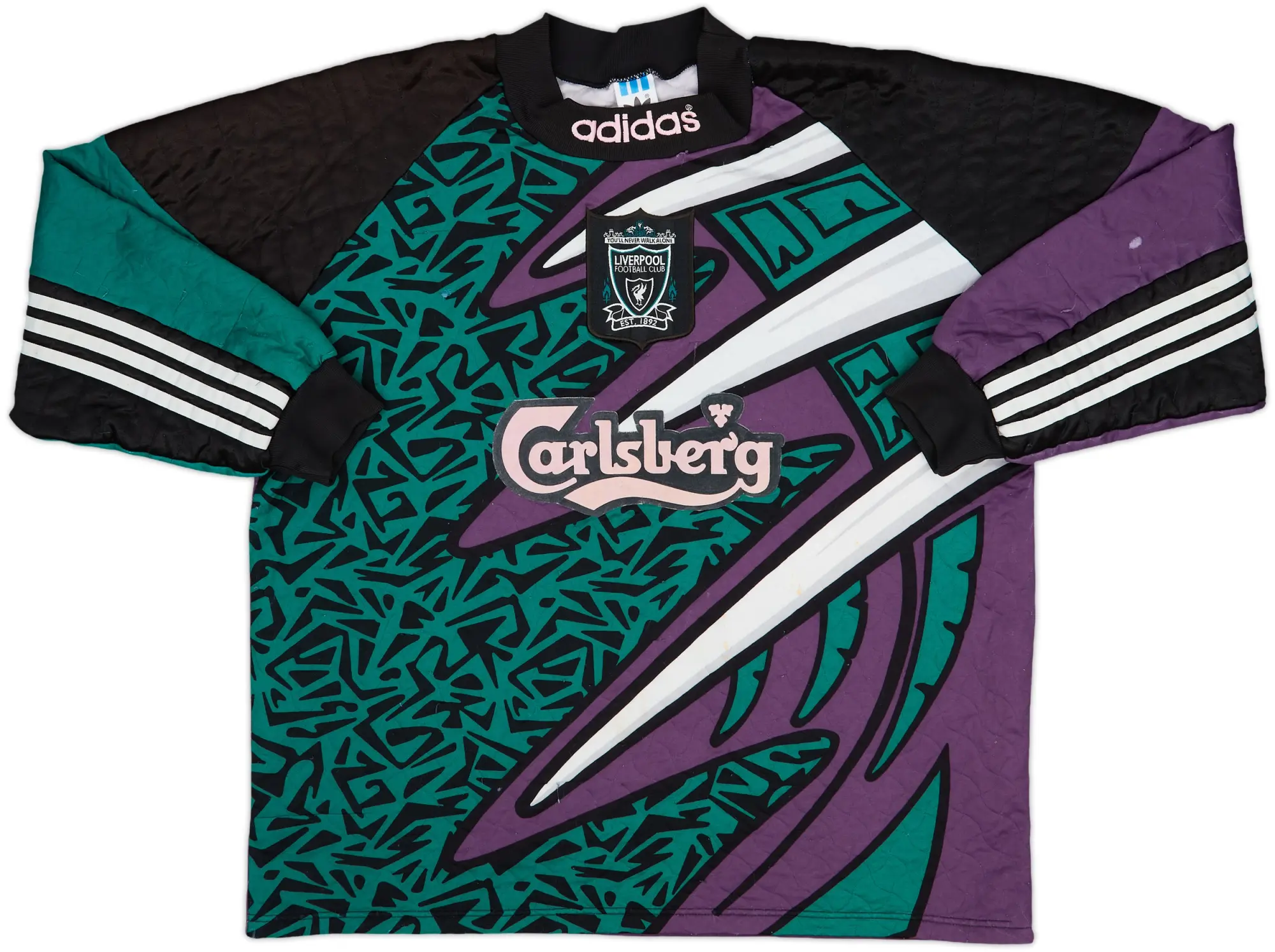 1995-96 Liverpool GK Shirt - 5/10 - (L)