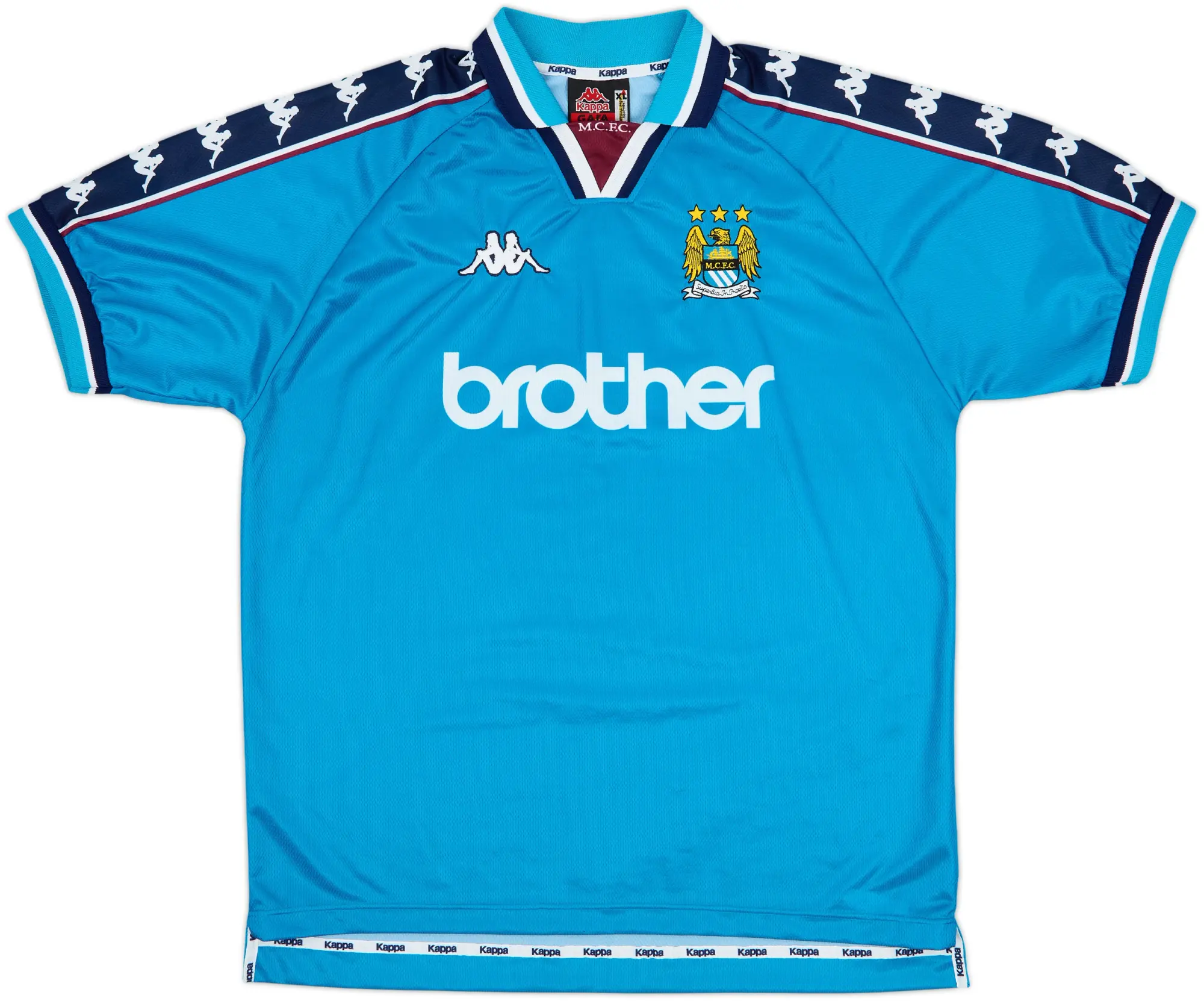 1997-99 Manchester City Home Shirt - 10/10 - (XL)
