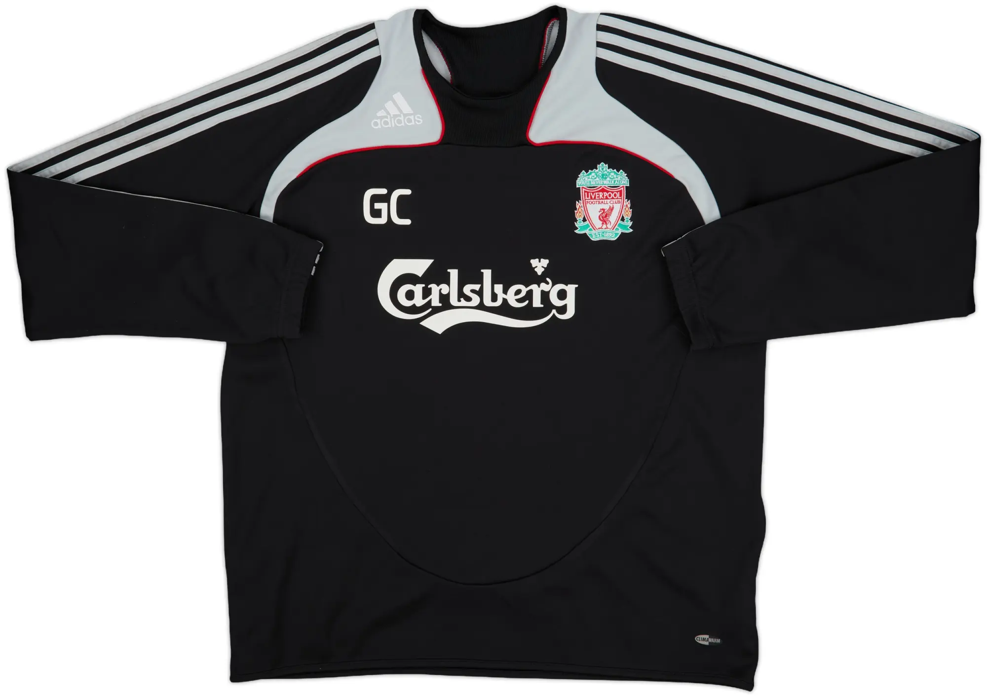 2008-09 Liverpool adidas Staff Issue adidas Sweat Top GC - 8/10 - (XL)