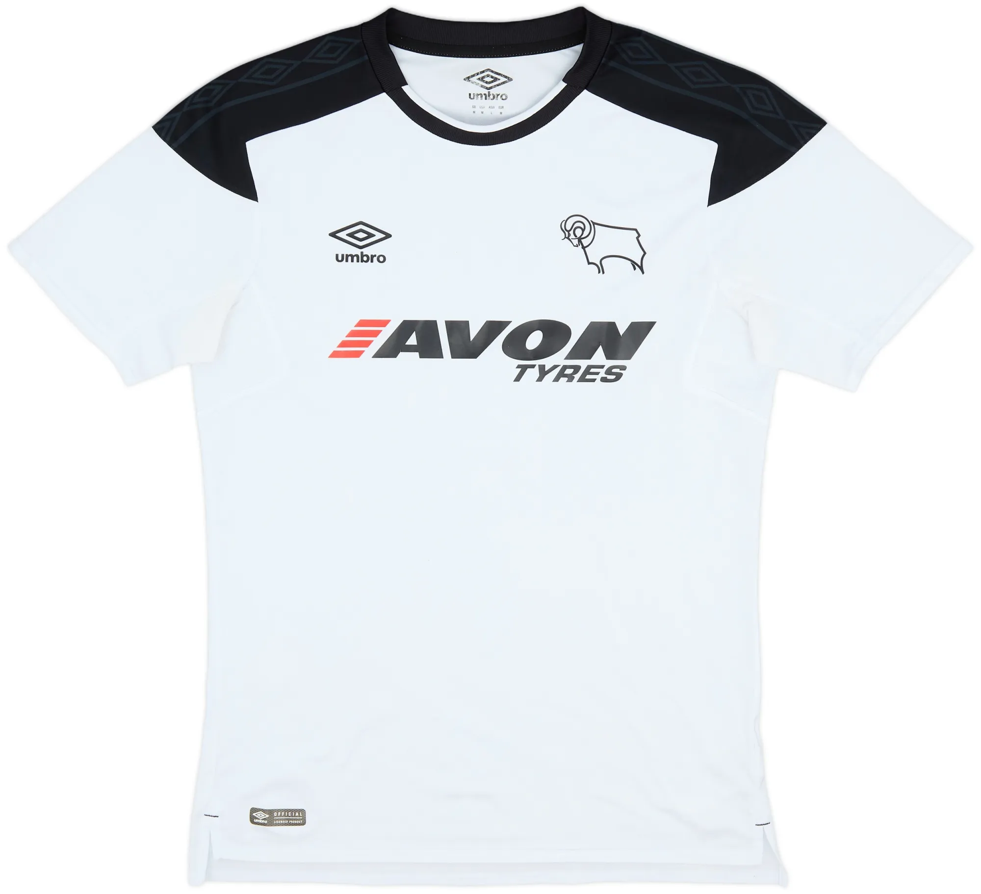 Umbro Derby County Mens SS Home Shirt 2017/18