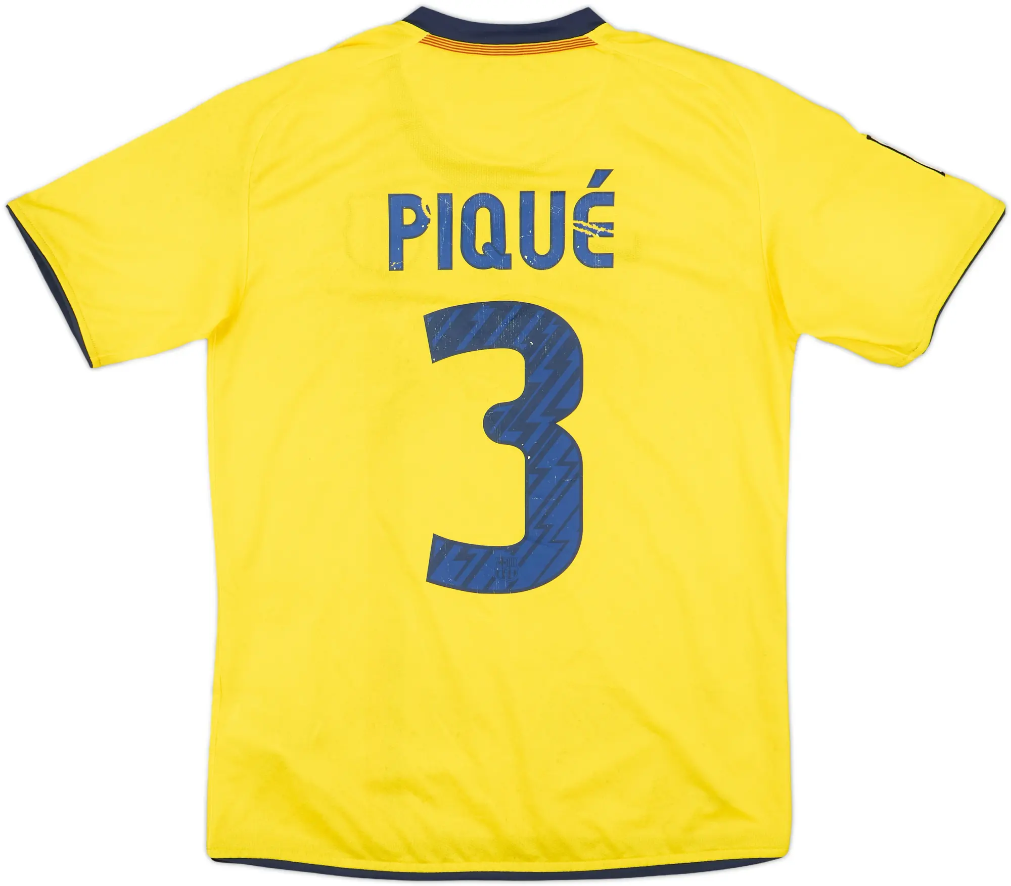 2008-10 Barcelona Away Shirt Pique #3 - 5/10 - (S)