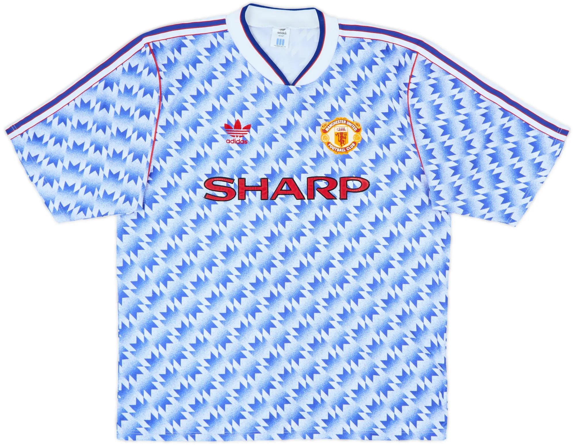 adidas Manchester United Mens SS Away Shirt 1990/92