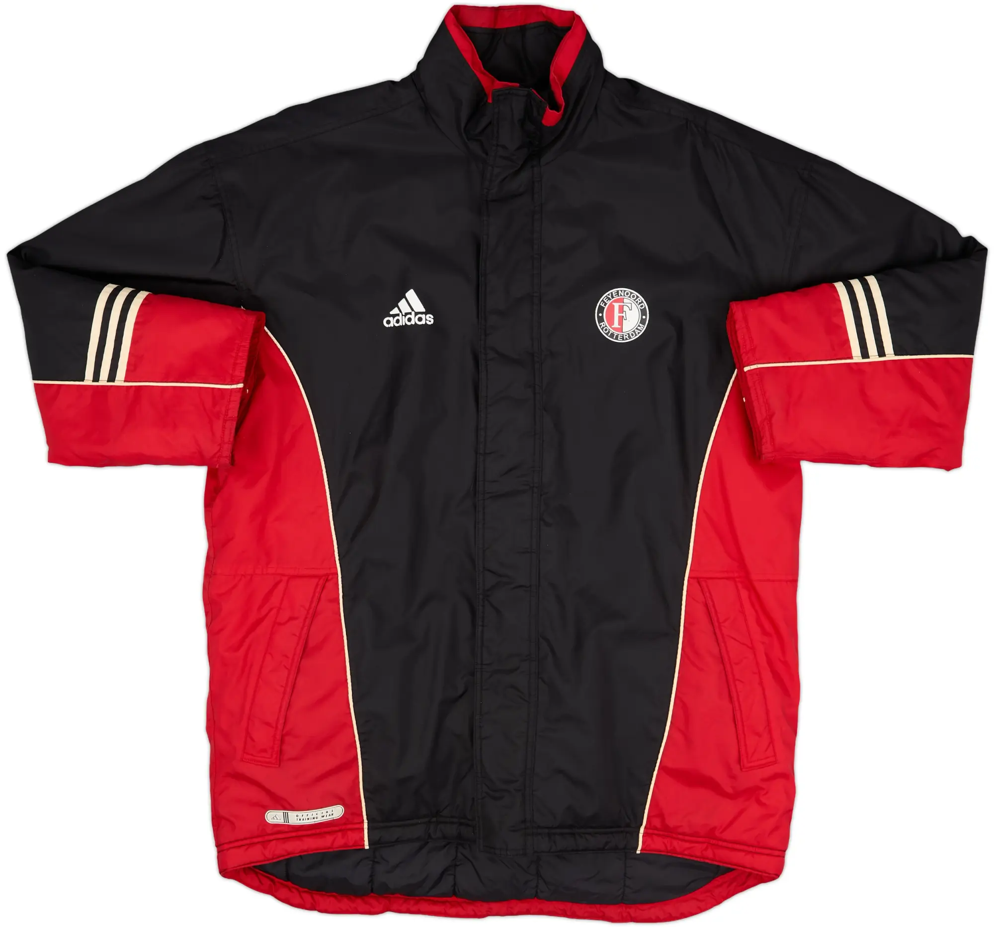 1999-00 Feyenoord adidas Padded Bench Coat - 8/10 - (L/XL)