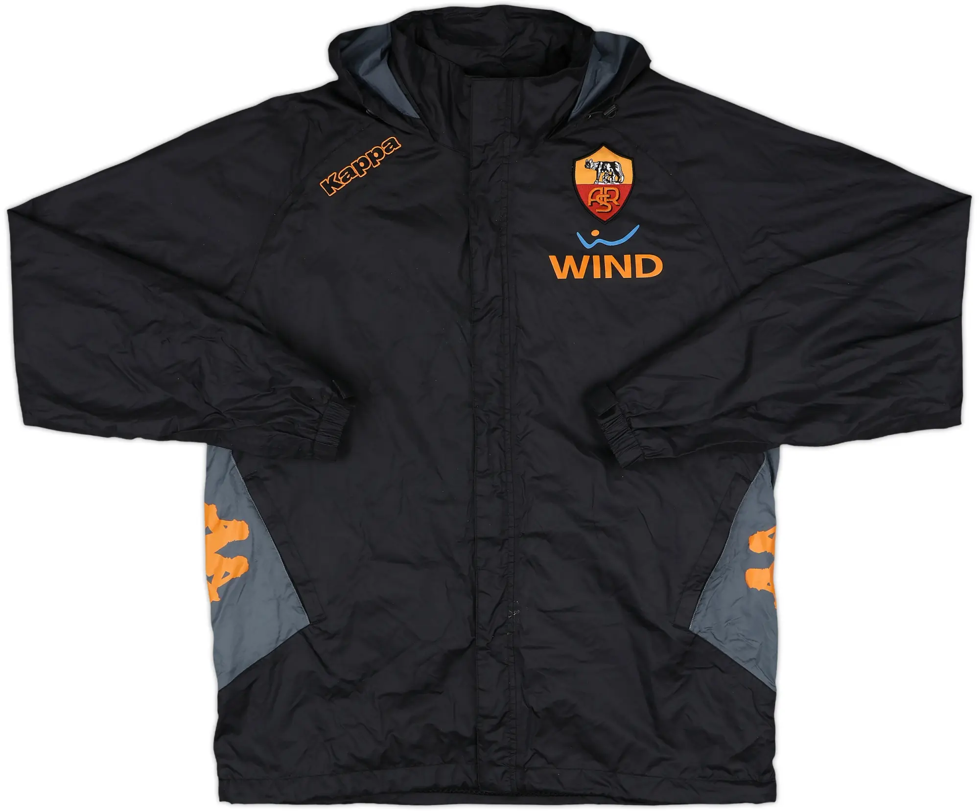 2012-13 Roma Kappa Hooded Rain Jacket - 8/10 - (L)