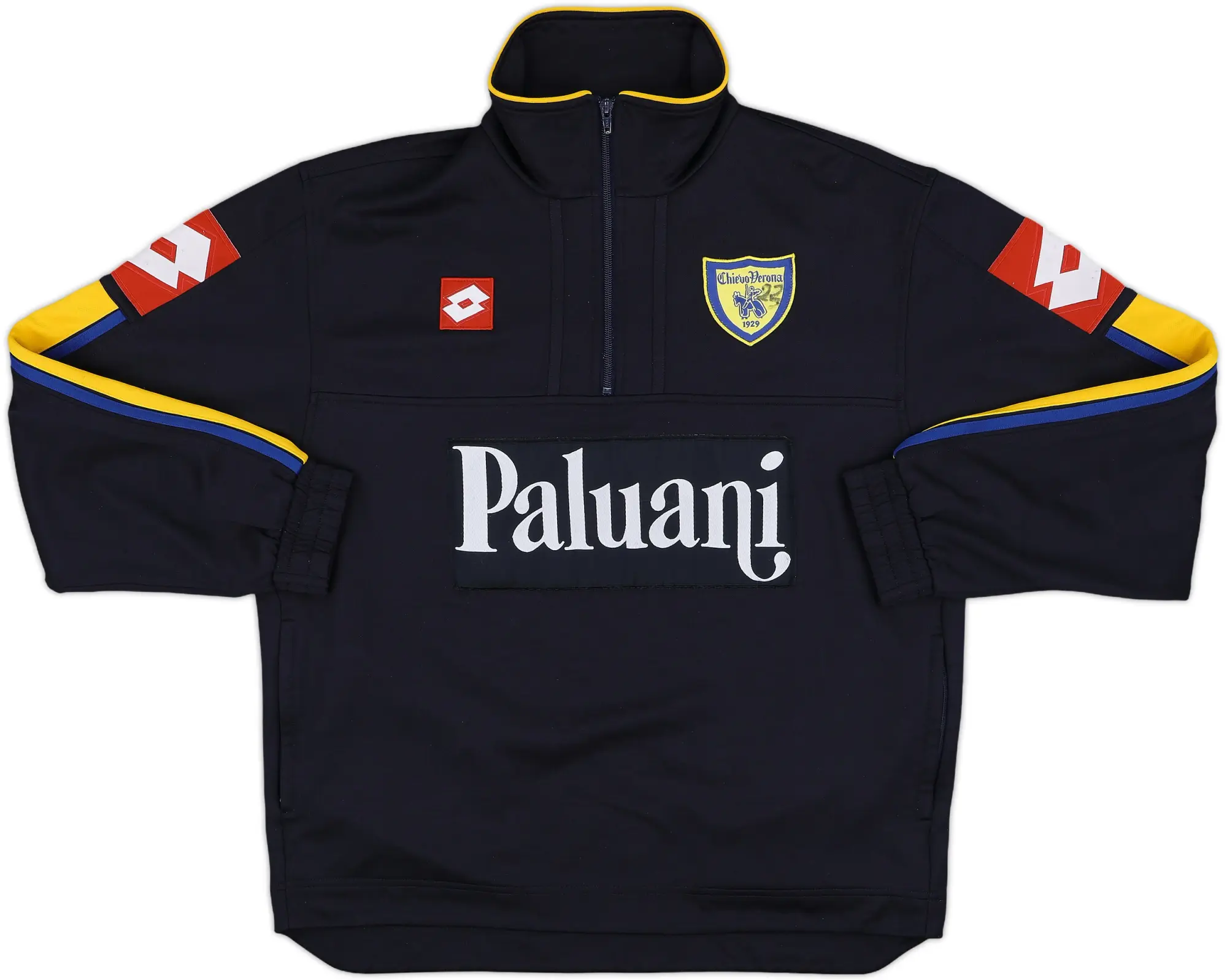 2005-06 Chievo Verona Lotto 1/4 Zip Training Top - 6/10 - (L)