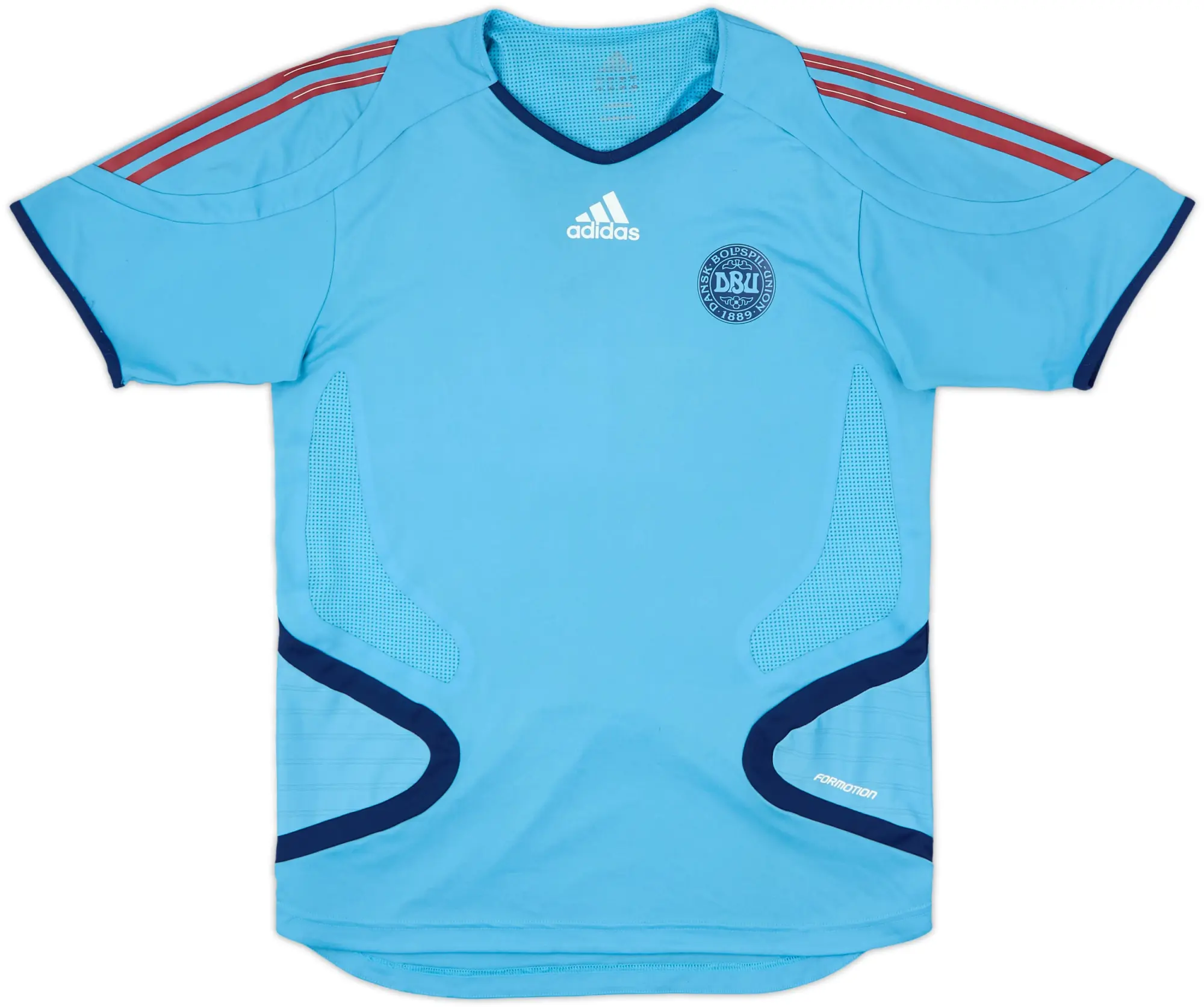 adidas Denmark Womens SS Home Shirt 2007