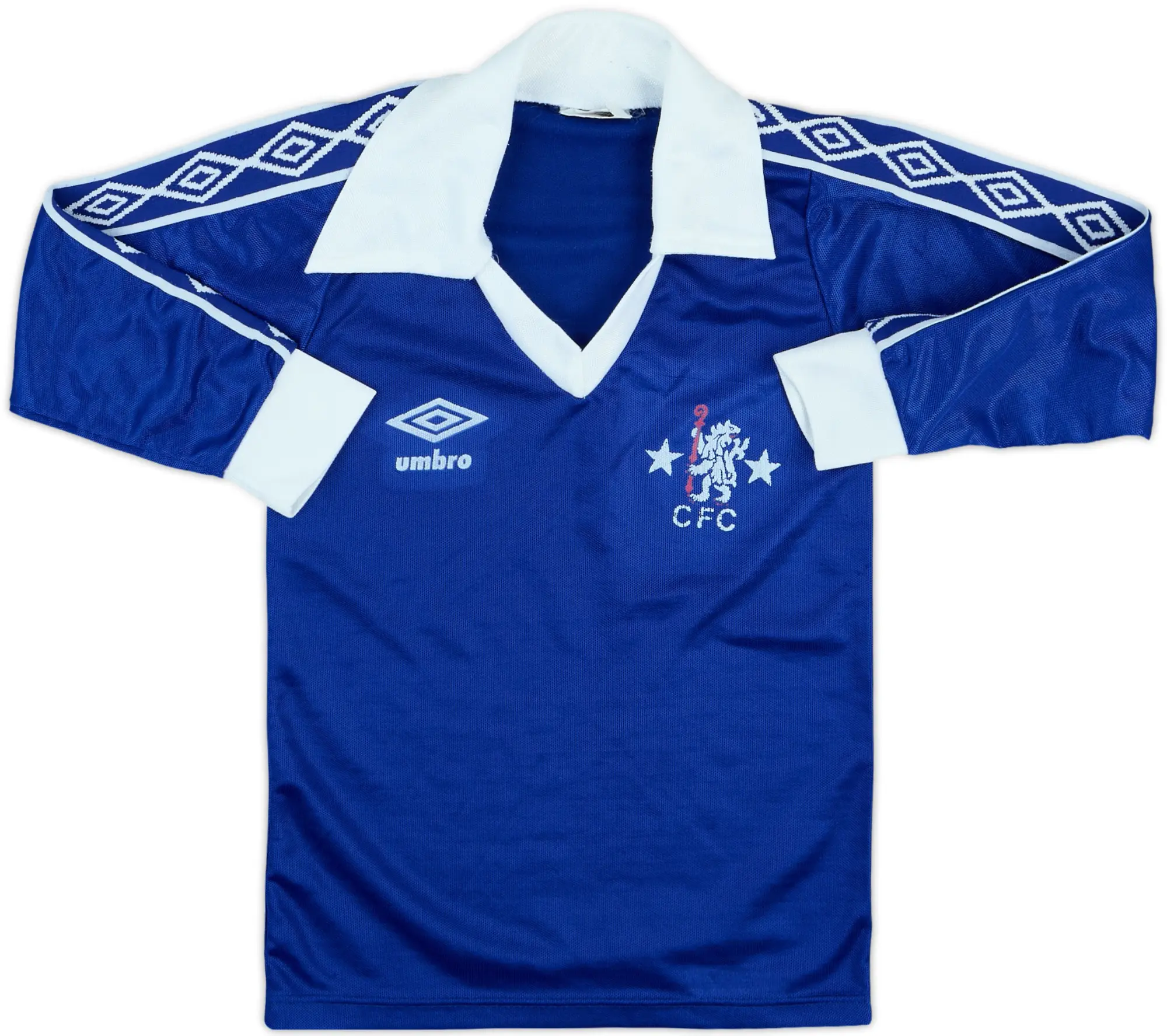 1977-81 Chelsea Home L/S Shirt - 9/10 - (S.Boys)