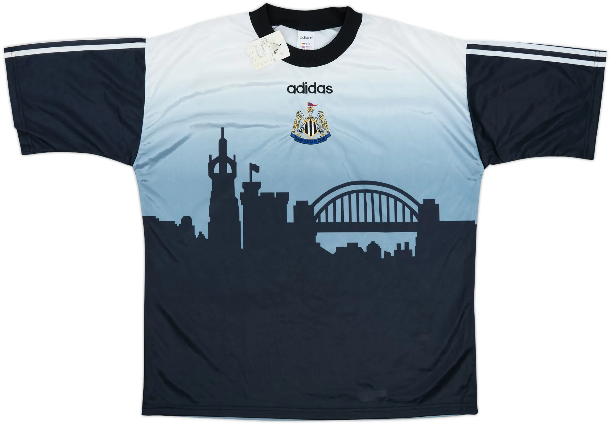 adidas Newcastle United Mens SS Home Shirt 1996/97