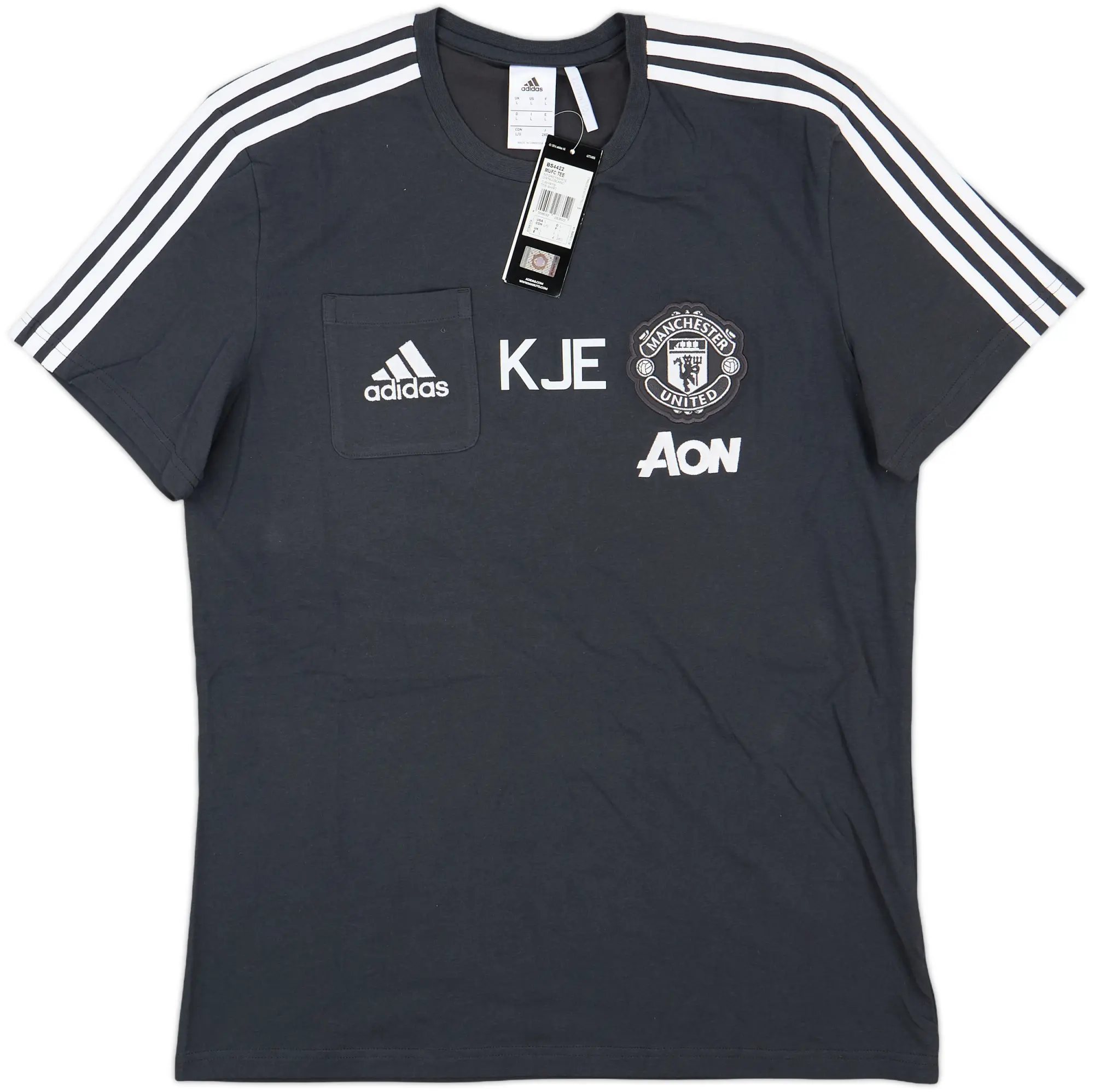 2017-18 Manchester United adidas Staff Issue Training Shirt KJE (L)