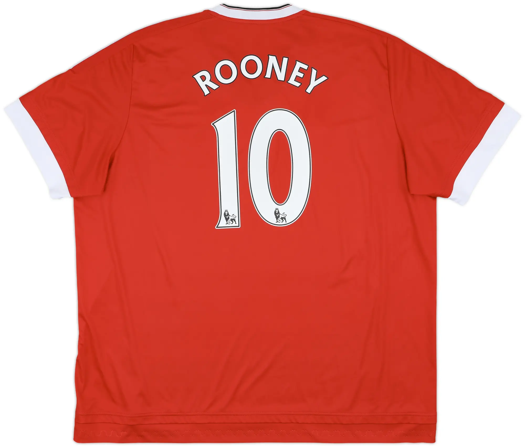 2015-16 Manchester United Home Shirt Rooney #10 - 7/10 - (3XL)
