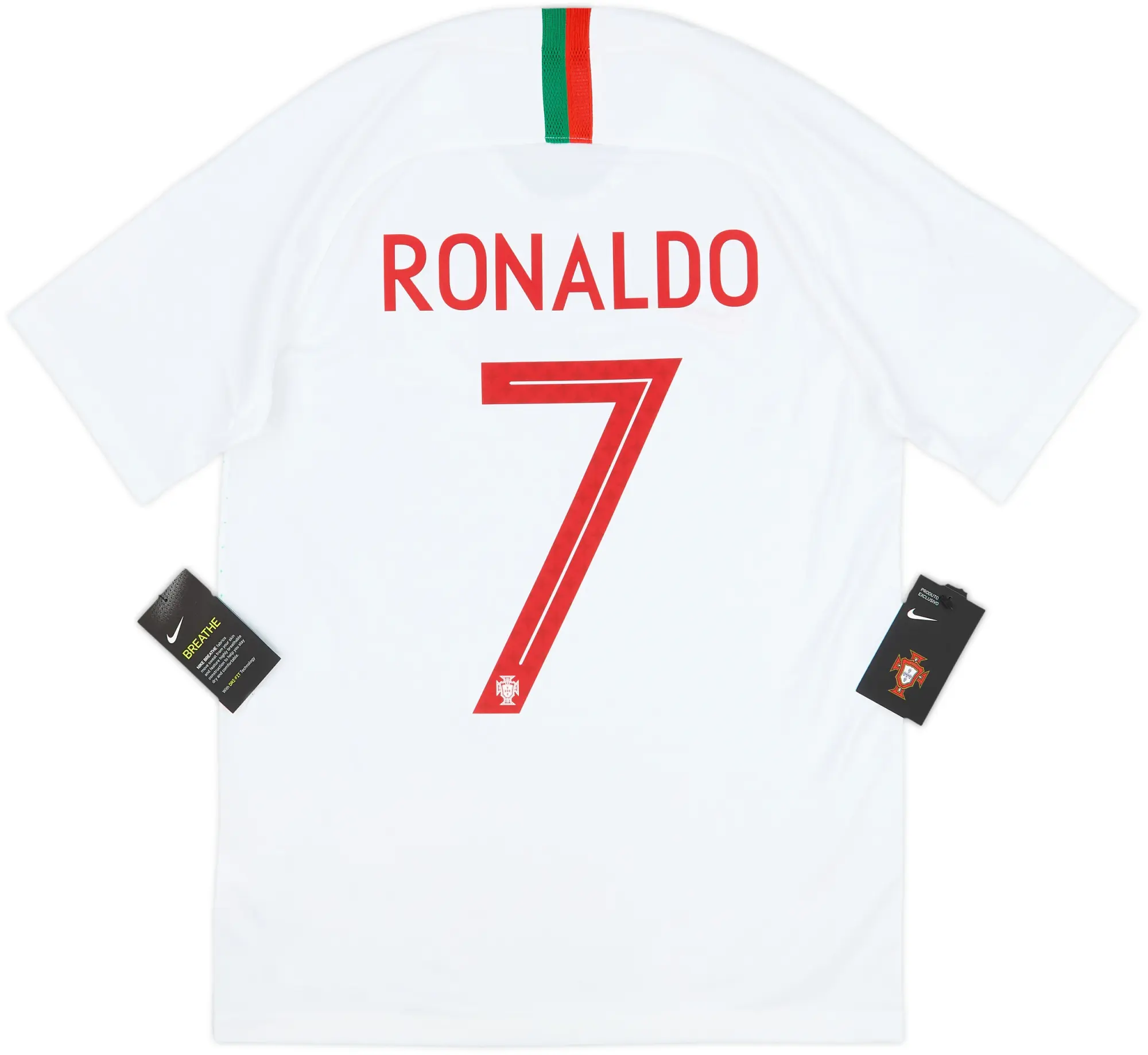 Nike Portugal Mens SS Away Shirt 2018