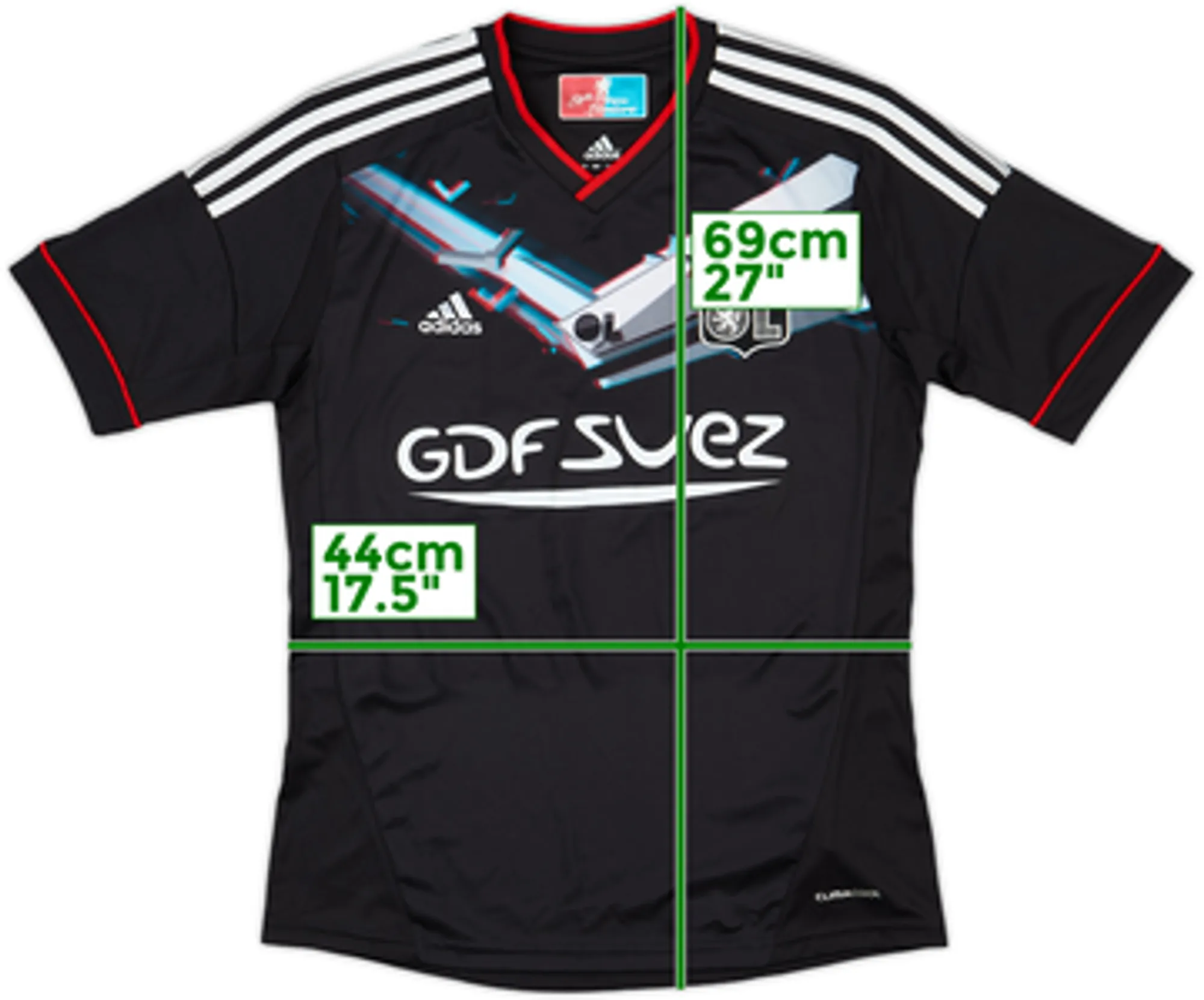 adidas Lyon Boys SS Third Shirt 2012/13