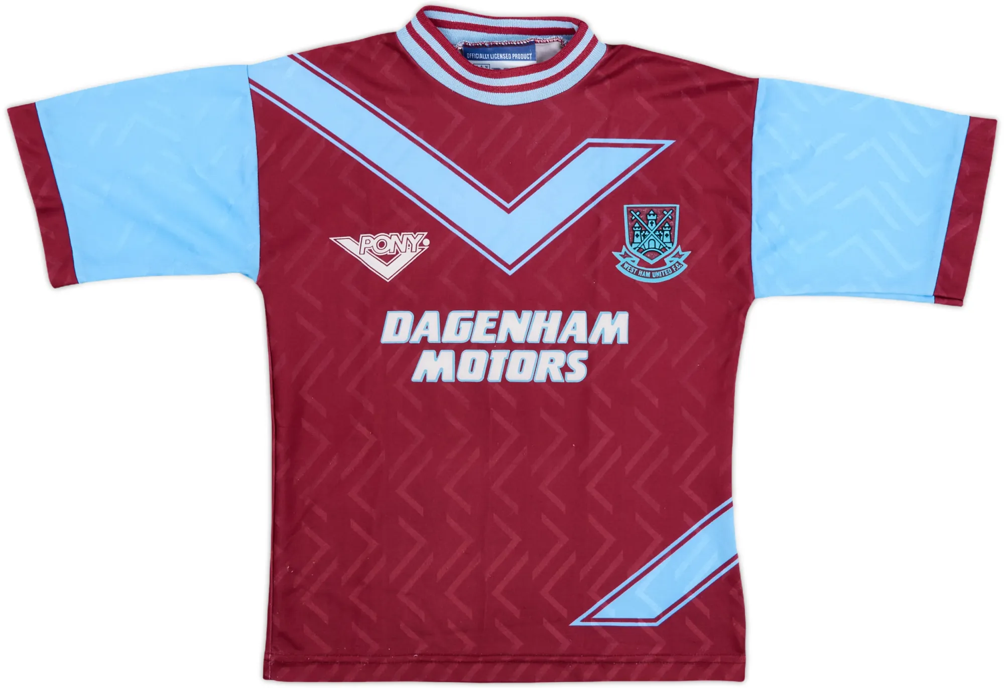 Home West Ham United Boys SS Home Shirt 1993/95