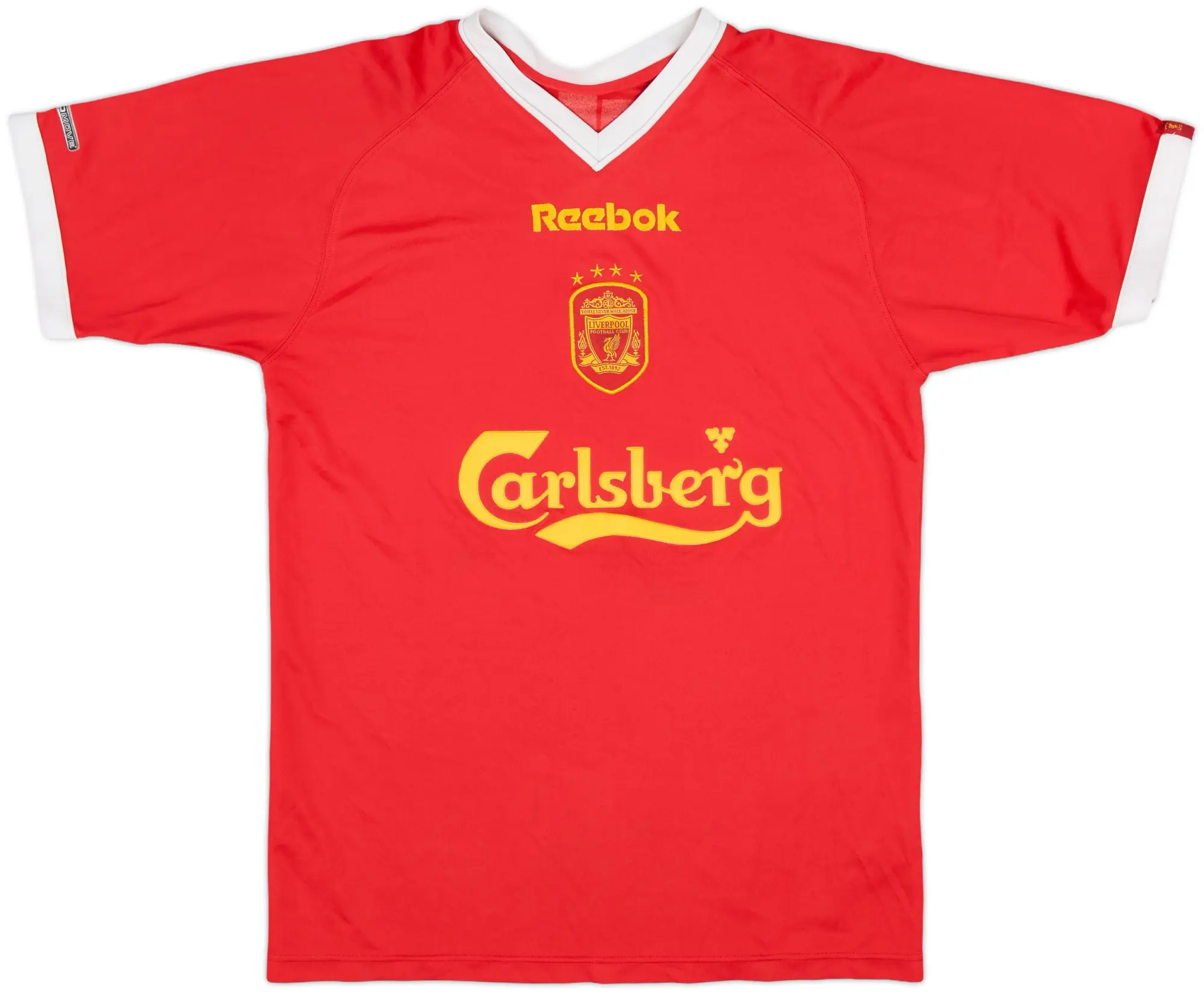 2001-03 Liverpool CL Shirt - 8/10 - (XL.Boys)