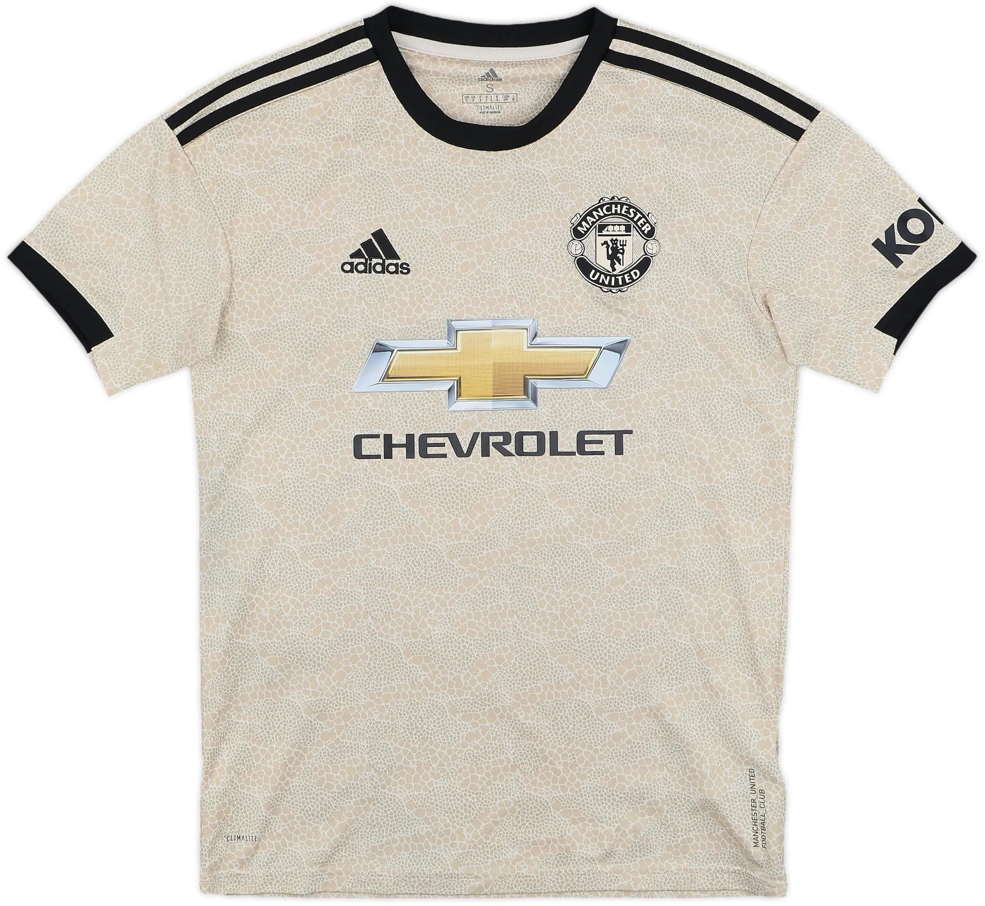 adidas Manchester United Mens SS Away Shirt 2019/20