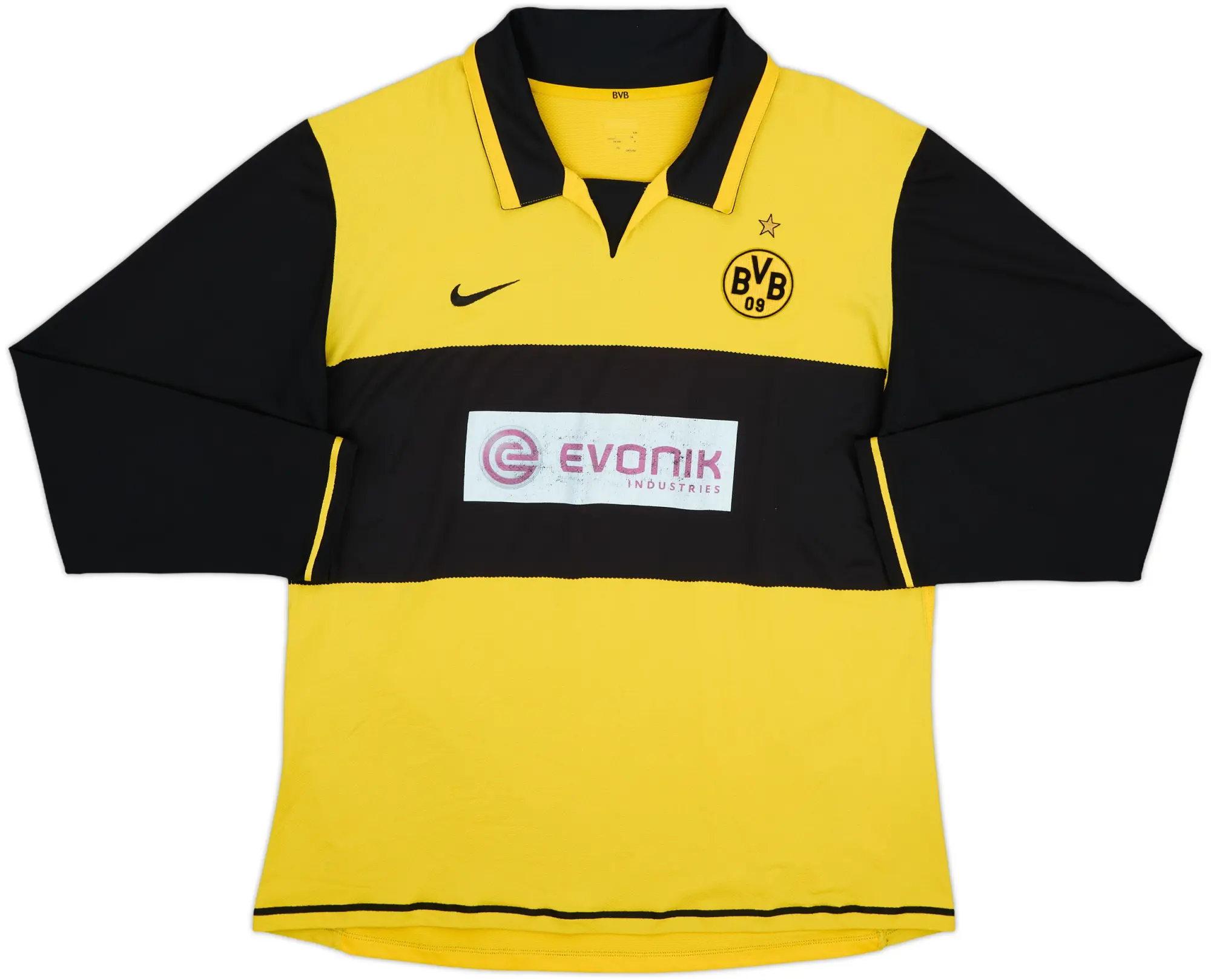 2007-08 Borussia Dortmund Player Issue Home L/S Shirt - 6/10 - (XL)