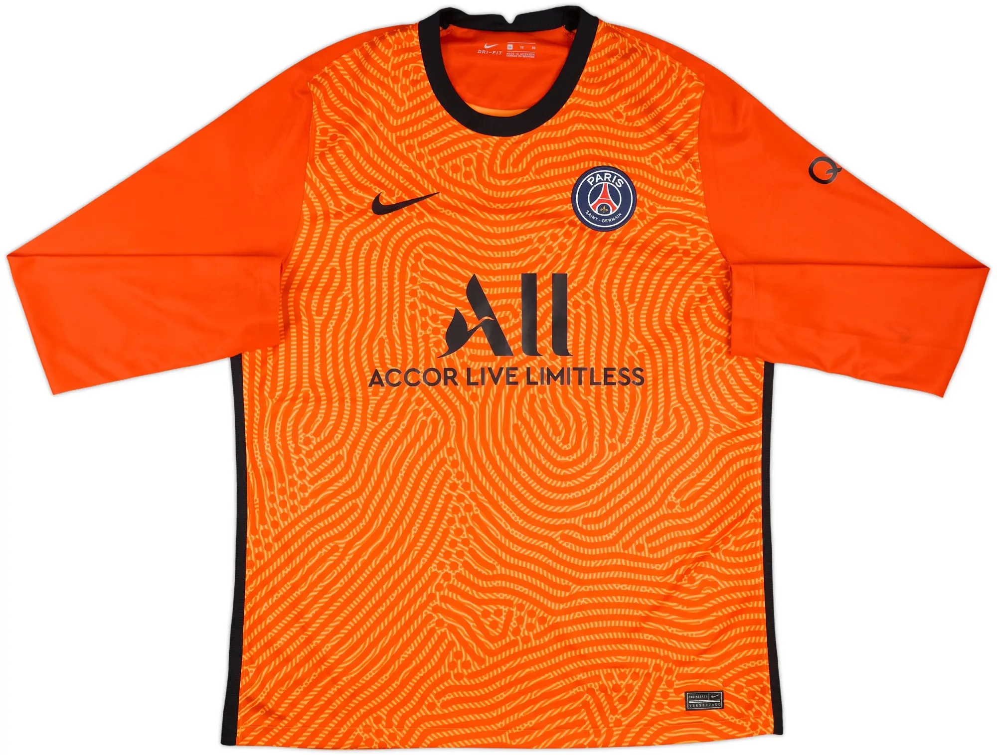 2020-21 Paris Saint-Germain GK Shirt - 9/10 - (XL)