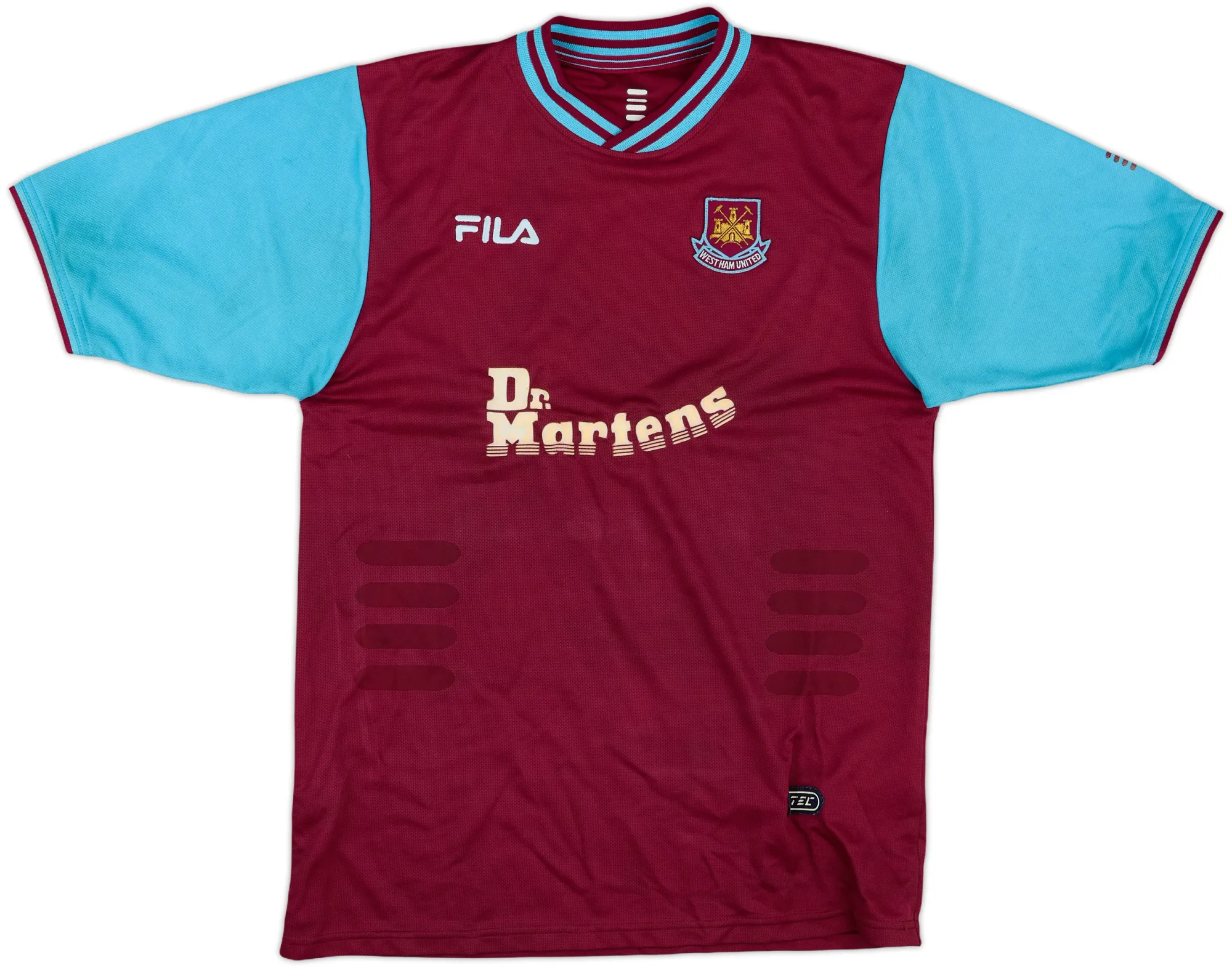 Fila West Ham United Boys SS Home Shirt 2001/03