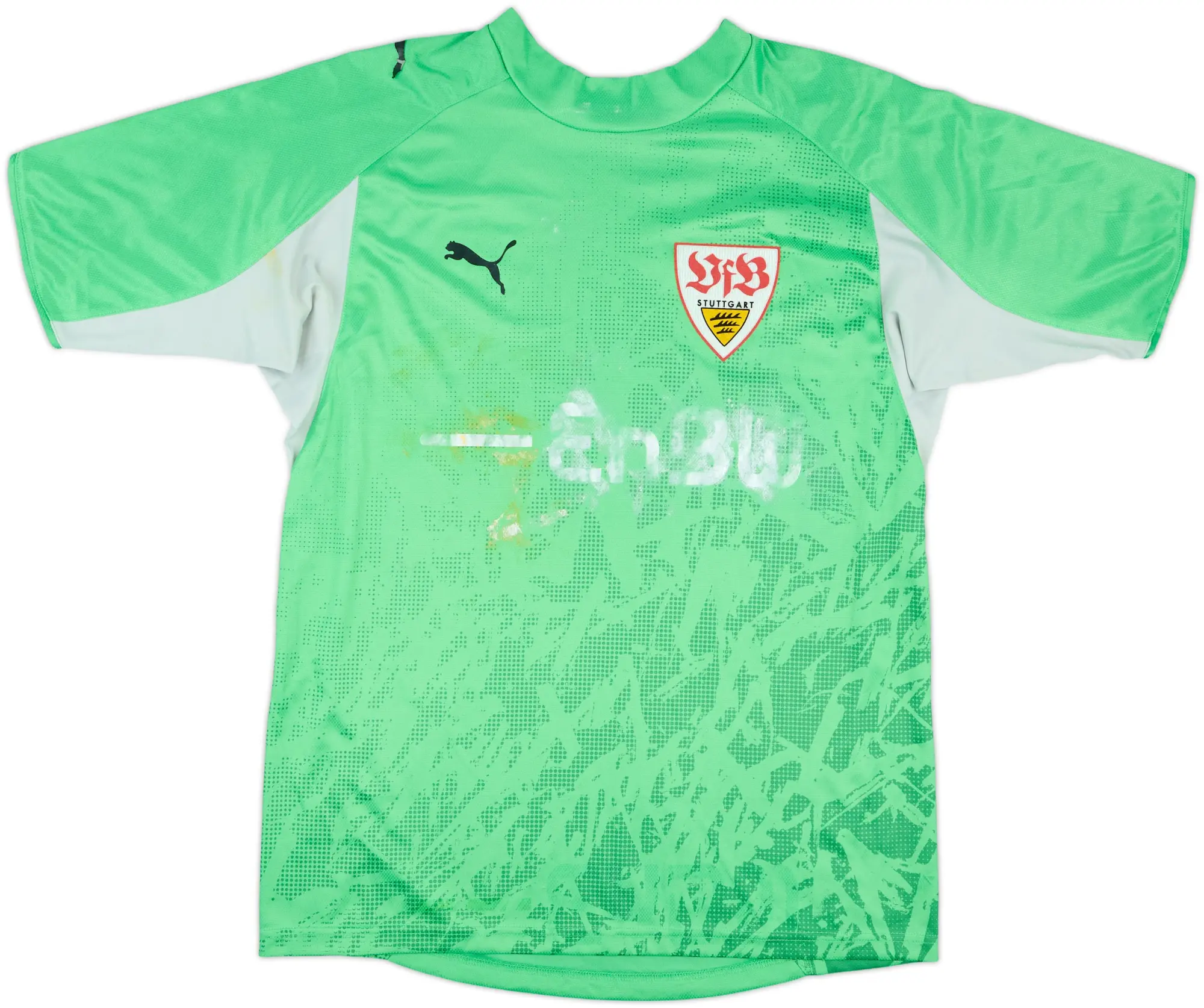 Puma Stuttgart Mens SS Goalkeeper Home Shirt 2006/07