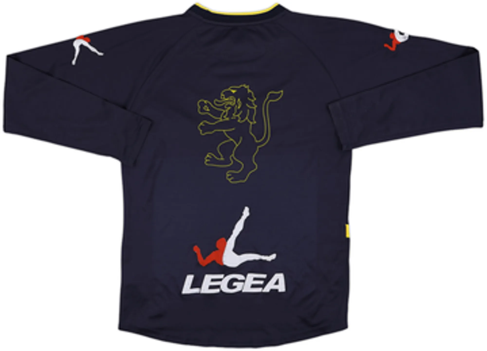 Legea Frosinone Mens LS Player Issue Home Shirt 2006/07