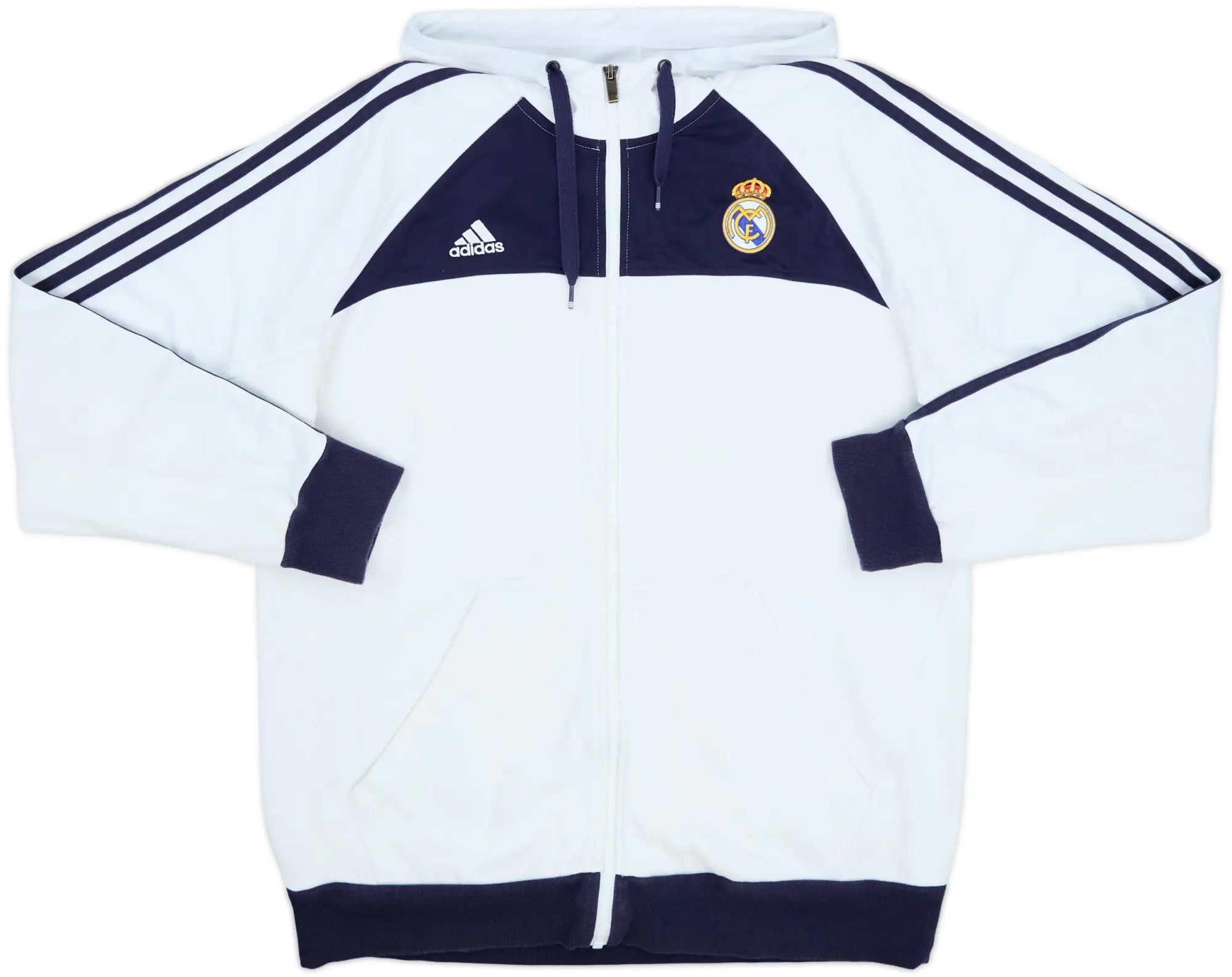 2012-13 Real Madrid adidas Hooded Track Jacket - 7/10 - (L)