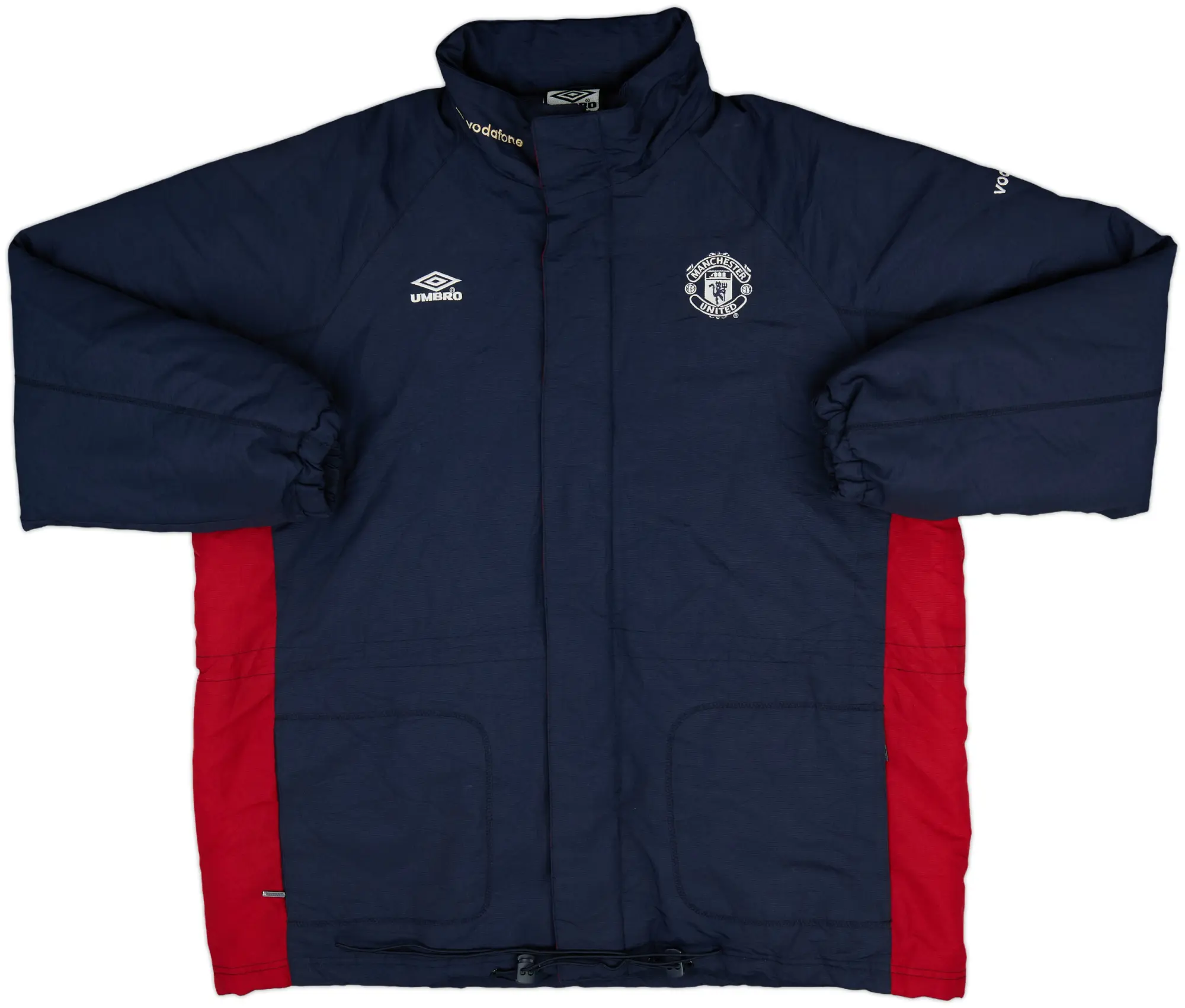 2000-02 Manchester United Umbro Padded Bench Coat - 9/10 - (M)