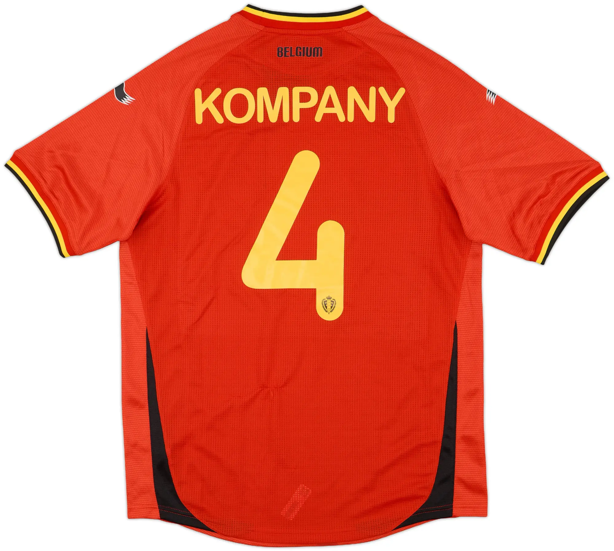 2014-15 Belgium Home Shirt Kompany #4 (L)