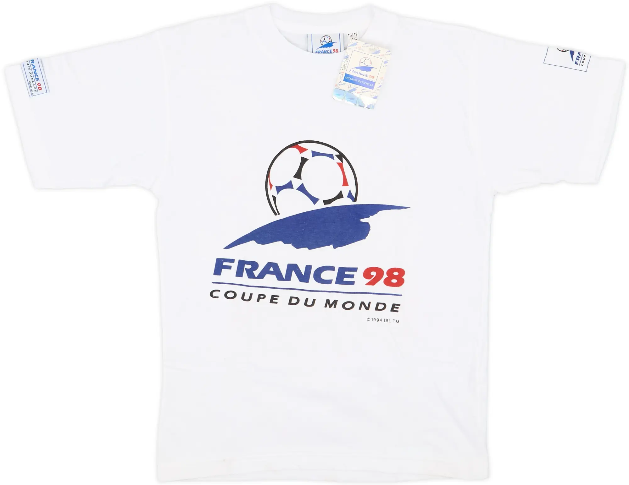 1998 France 98 Coupe du Monde Training Shirt (M.Boys)