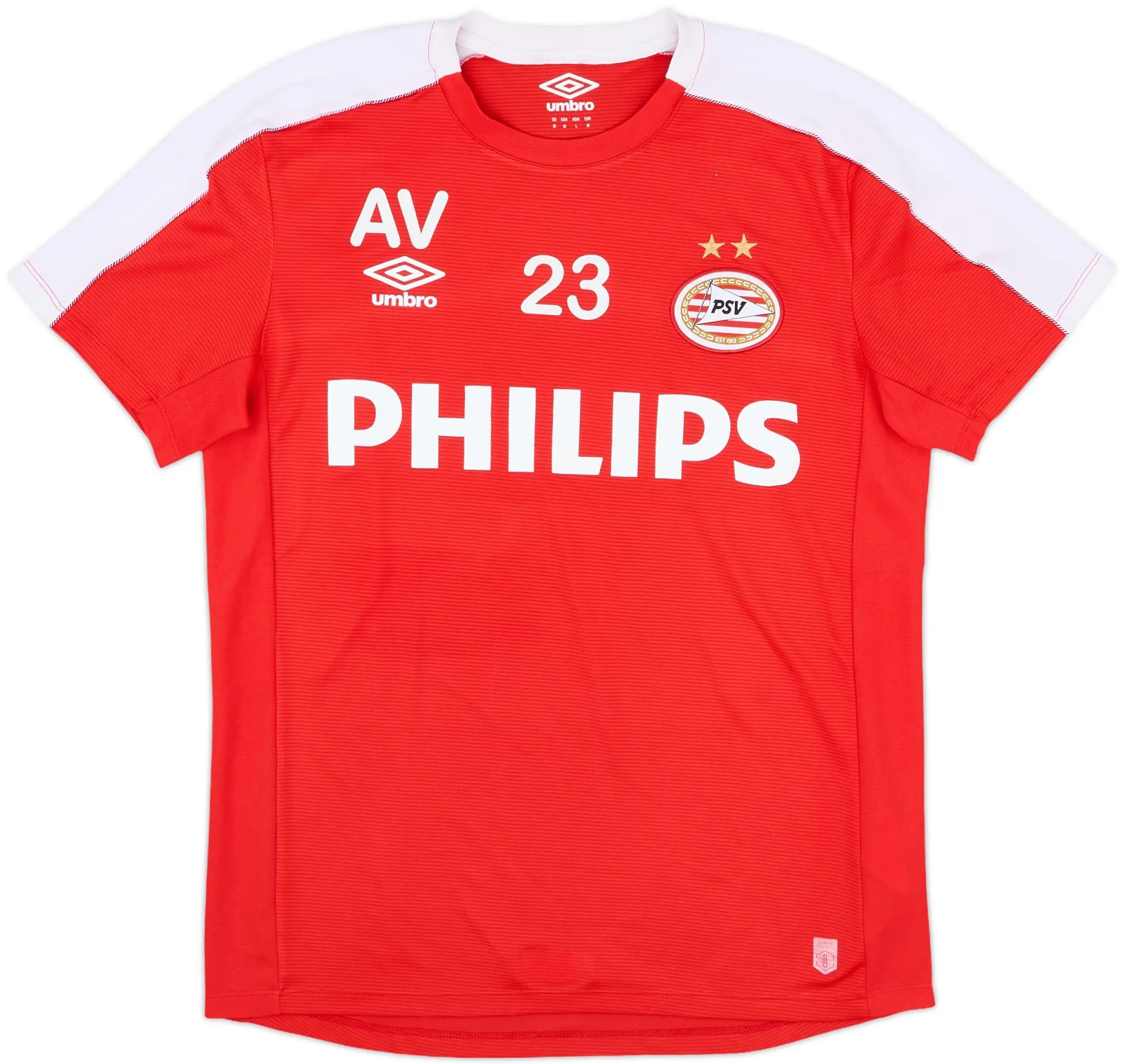 2014-15 PSV Women&#039;s Academy Player Issue Umbro Training Shirt #23 - 9/10 - (M)