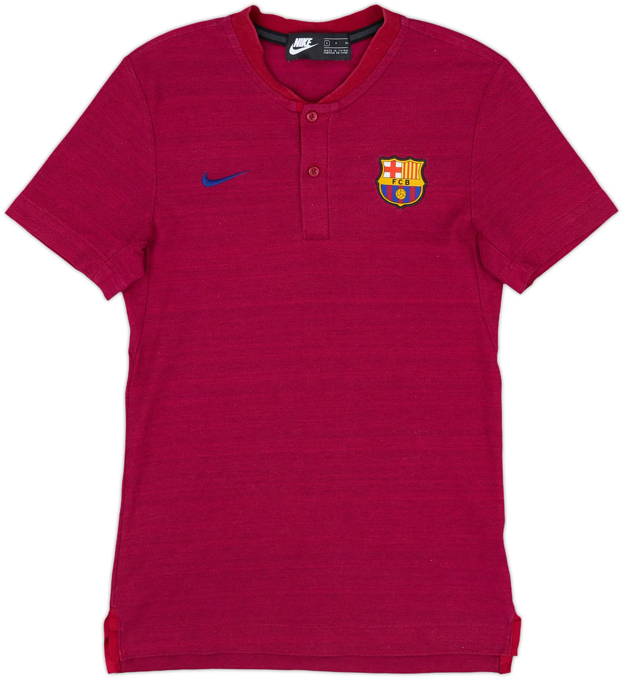 2018-19 Barcelona Nike Polo Shirt - 9/10 - (S)