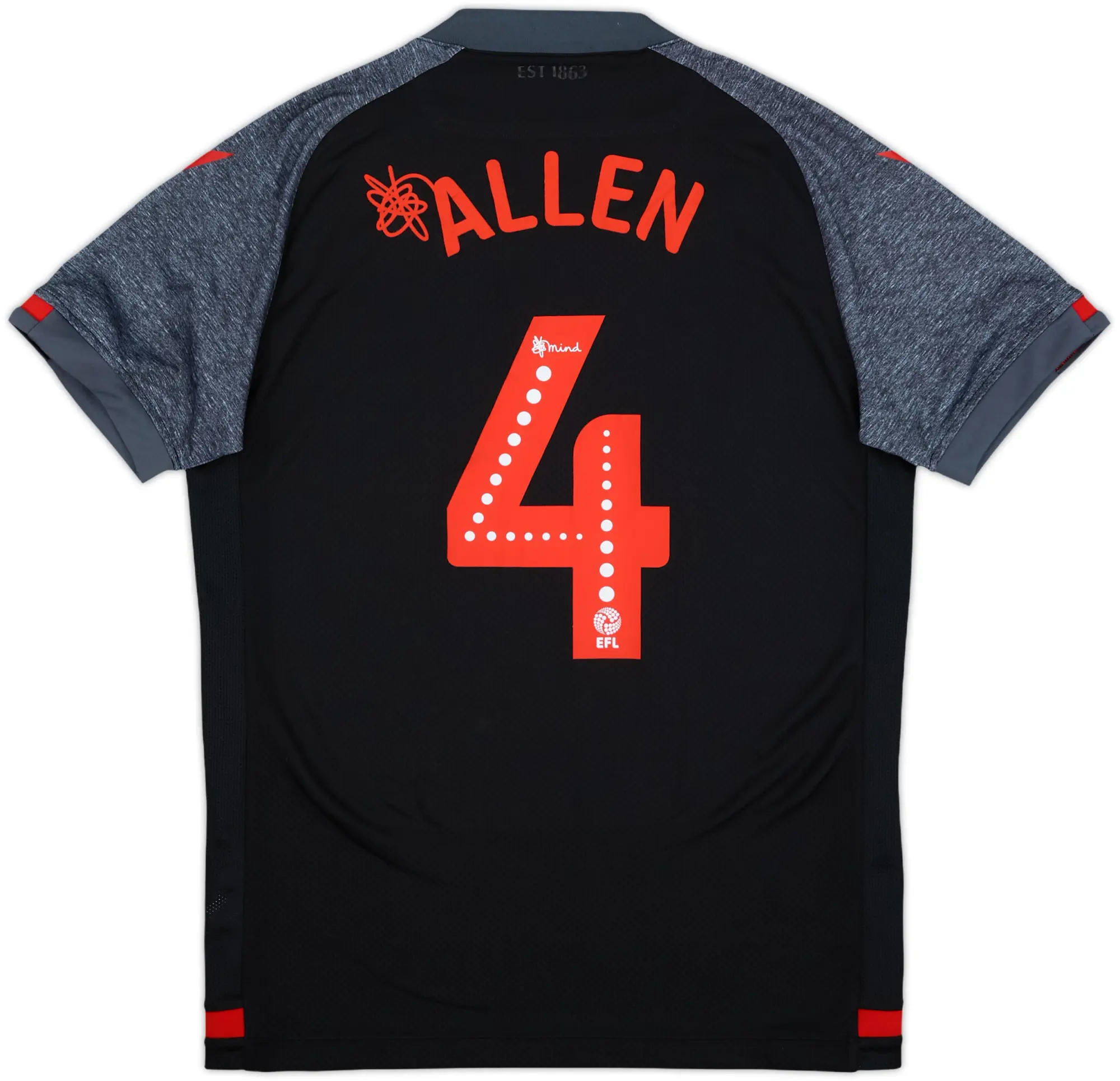 2019-20 Stoke City Away Shirt Allen #4 - 10/10 - (S)