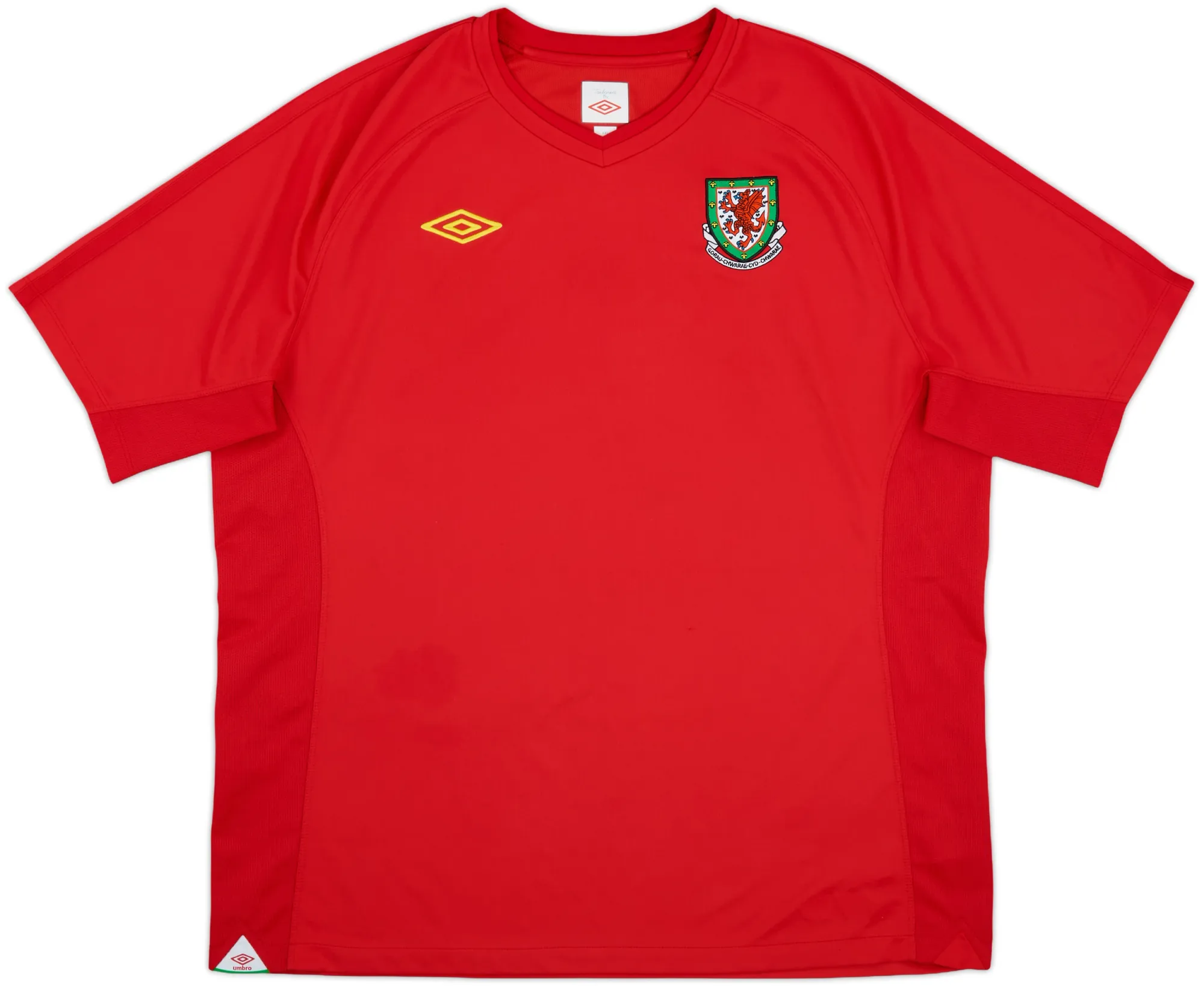 Umbro Wales Mens SS Home Shirt 2010