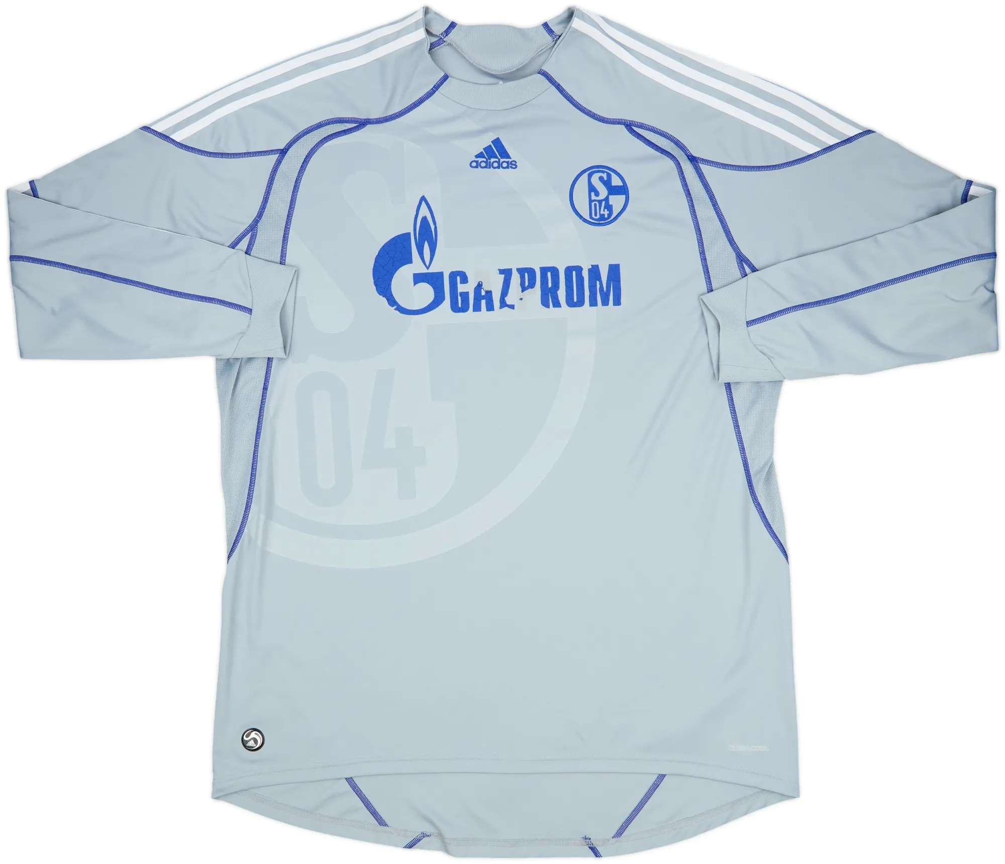 adidas Schalke 04 Mens LS Goalkeeper Home Shirt 2009/10