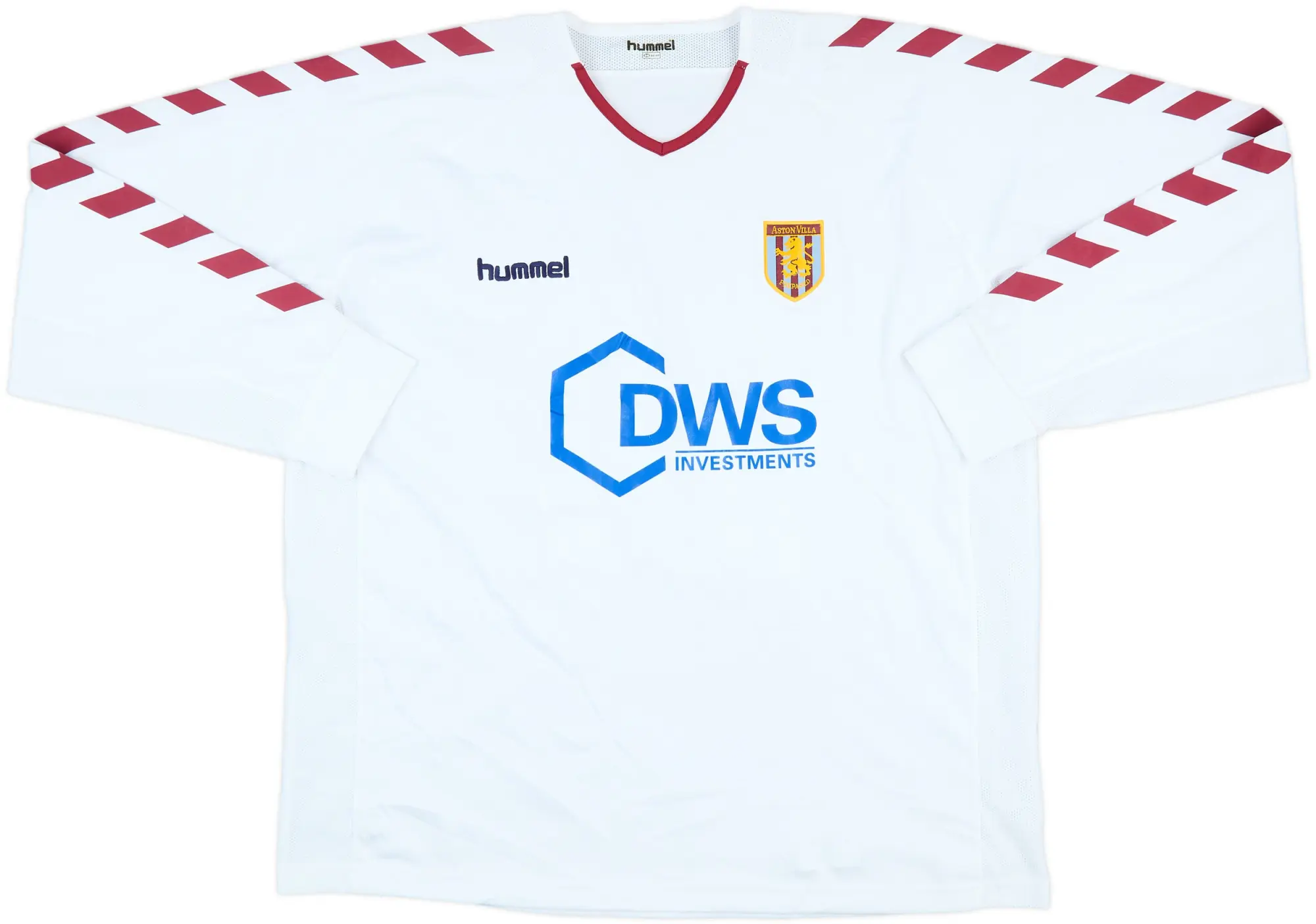2004-05 Aston Villa Match Issue Away L/S Shirt #20