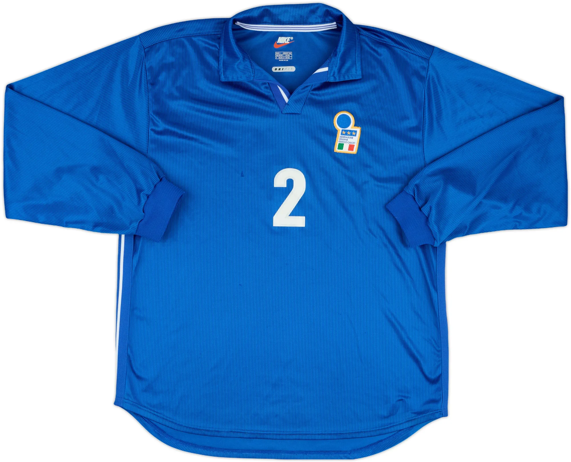 Nike Italy Mens LS Player Issue Home Shirt 1997