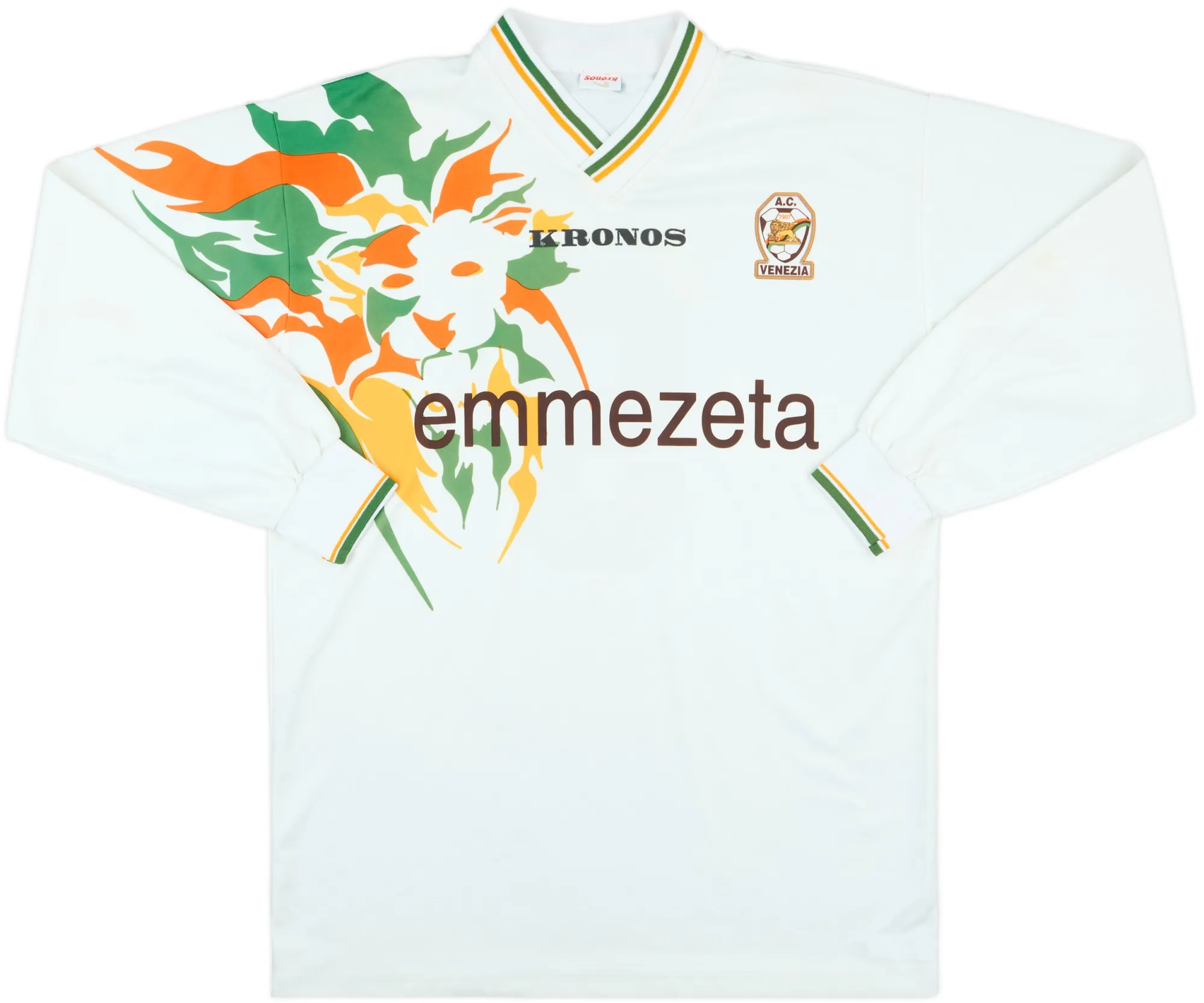 Away Venezia FC Mens LS Player Issue Away Shirt 1998/99