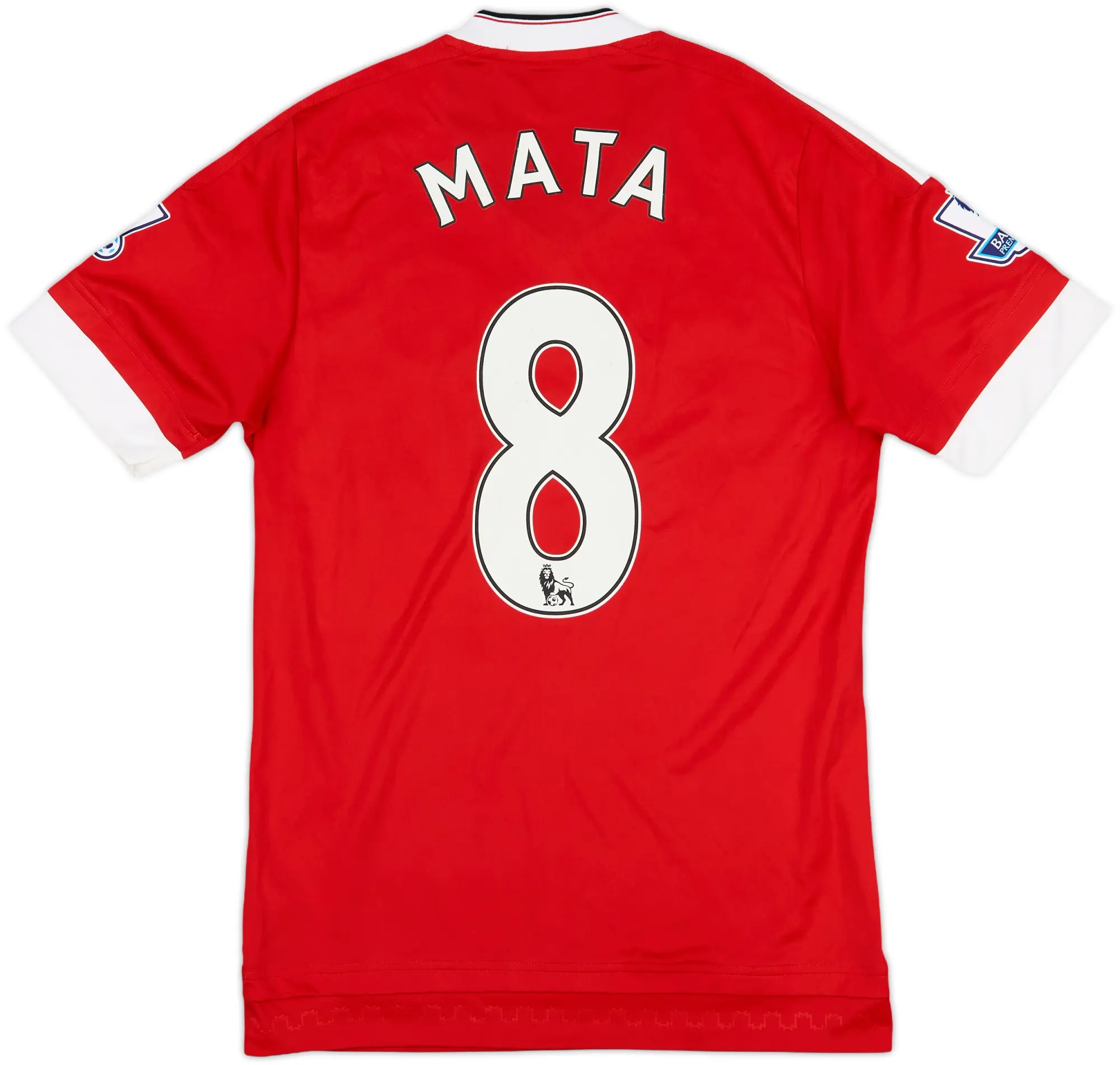 2015-16 Manchester United Home Shirt Mata #8 - 7/10 - (XS)