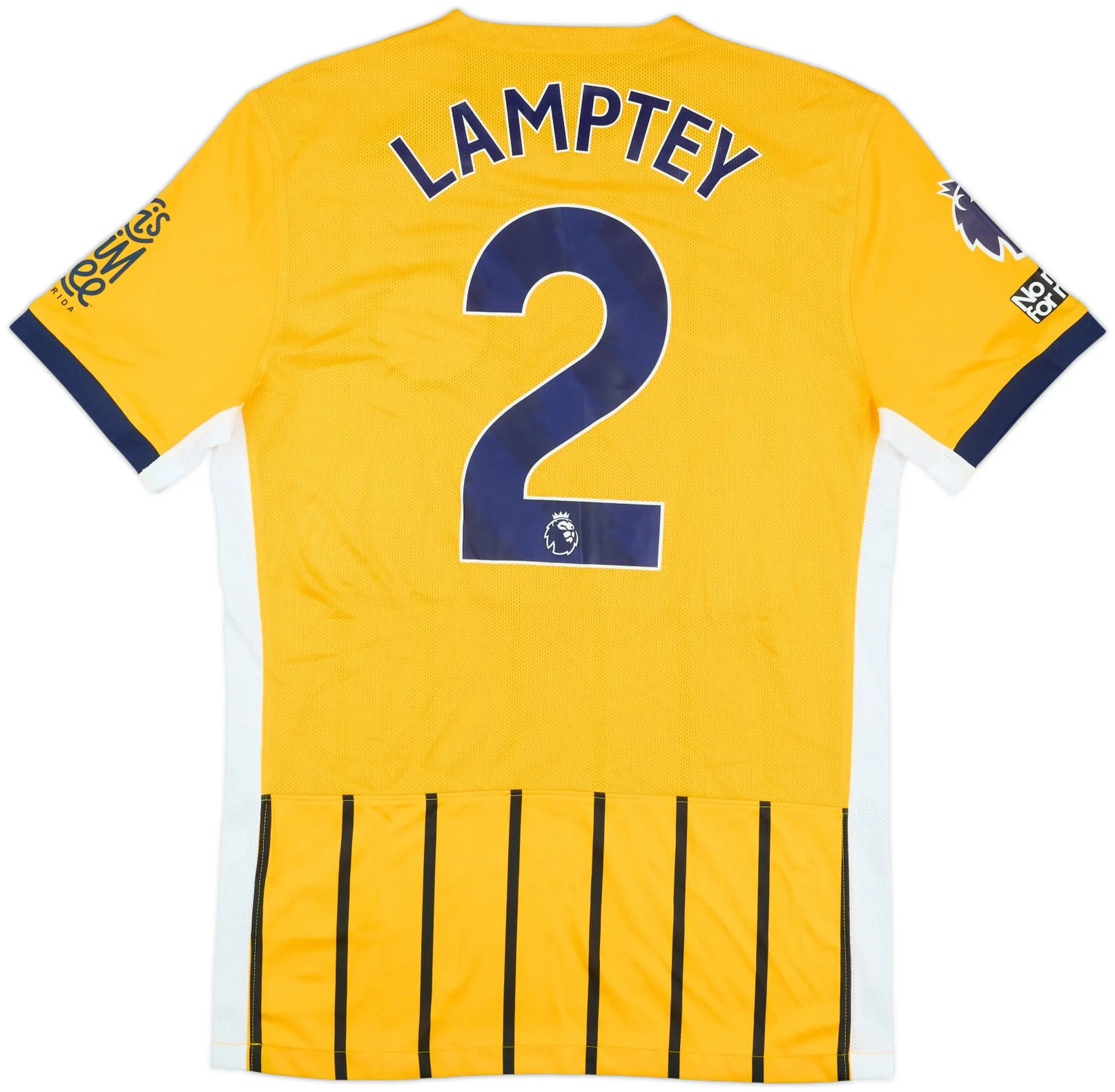 2024-25 Brighton Match Issue Away Shirt Lamptey #2