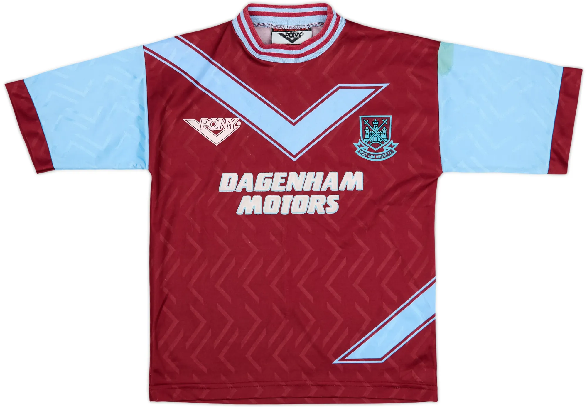 Home West Ham United Boys SS Home Shirt 1993/95
