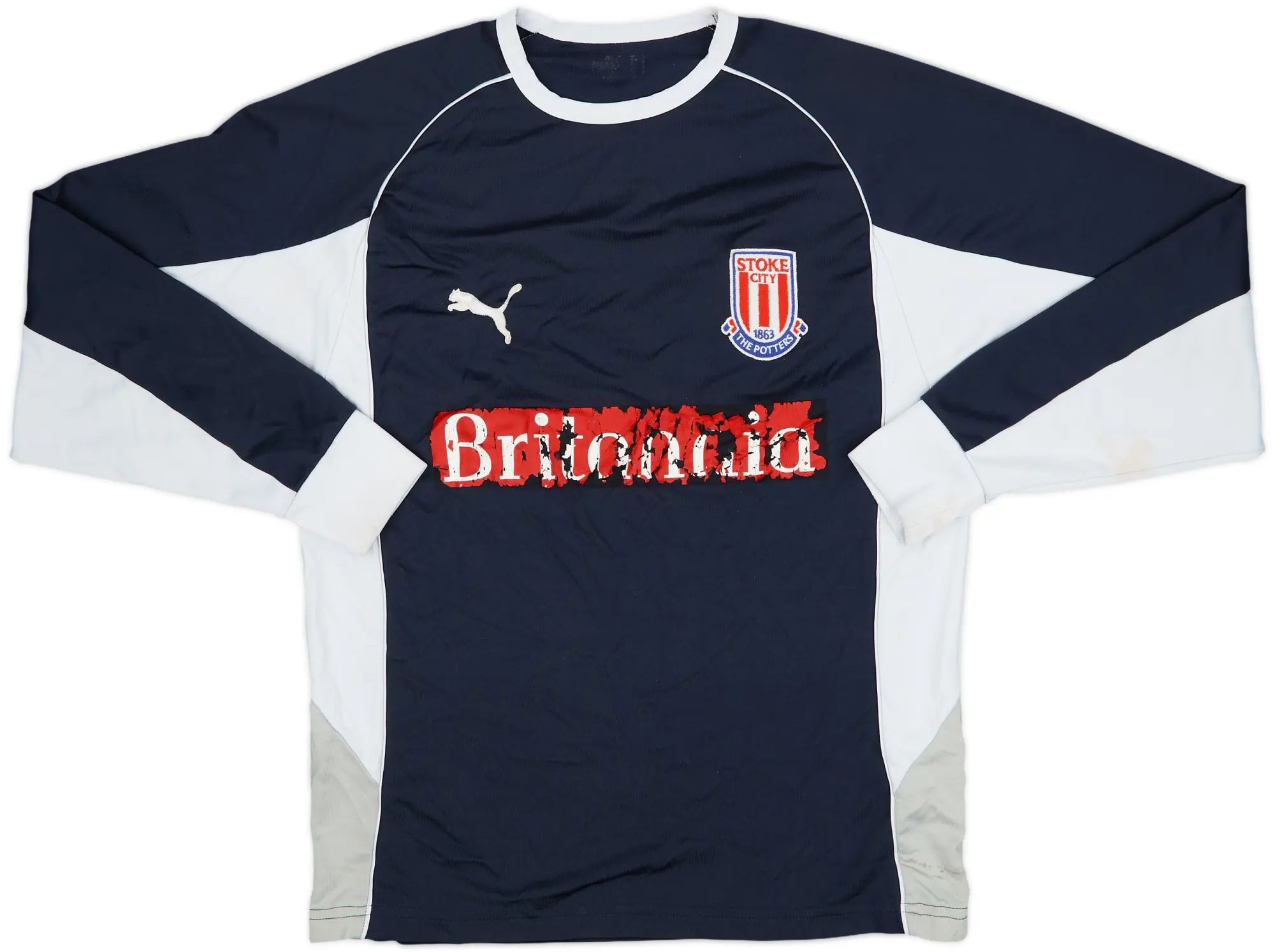 2005-06 Stoke City Puma Sweat Top - 5/10 - (M)