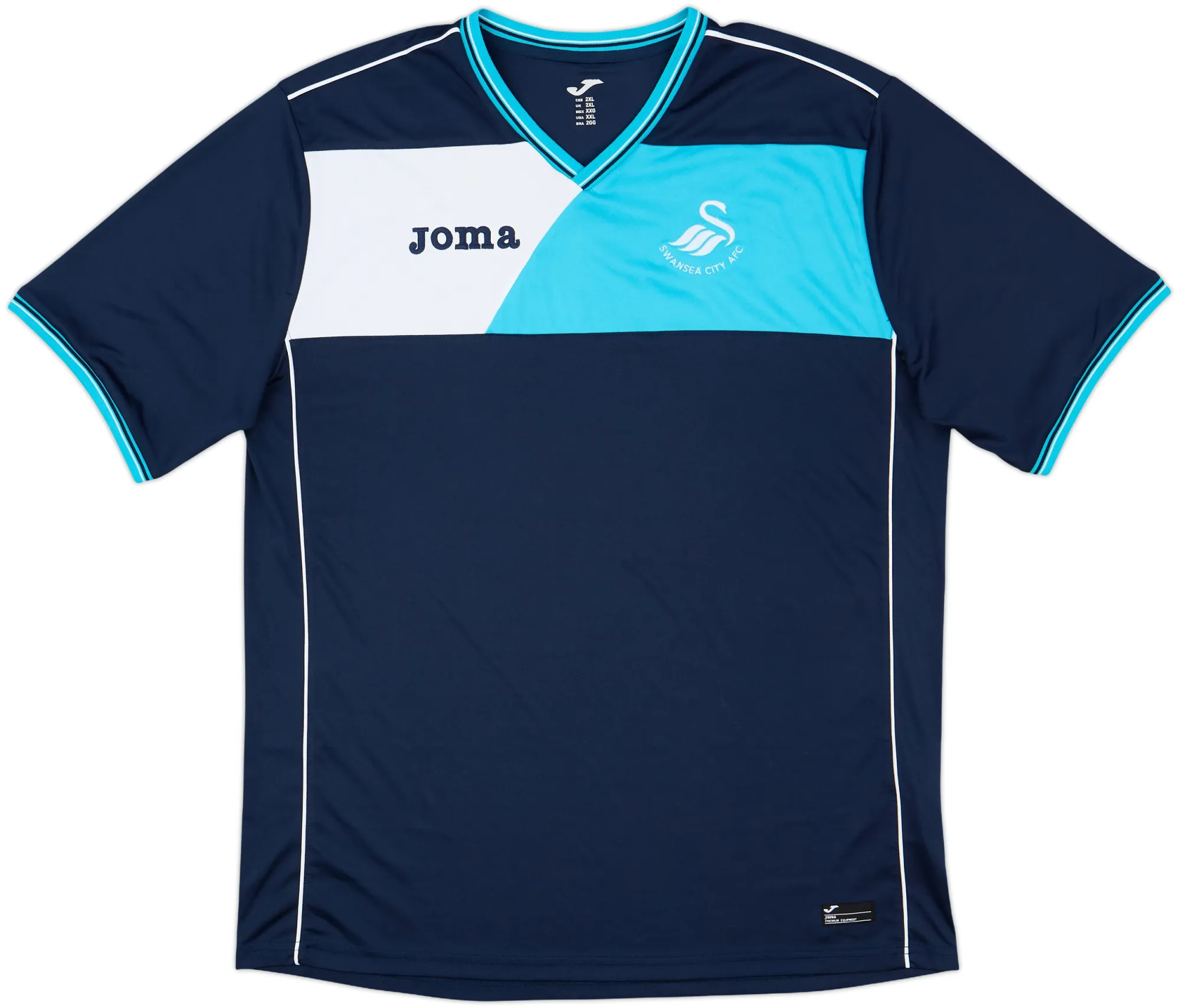 Joma Swansea City Mens SS Home Shirt 2016/17