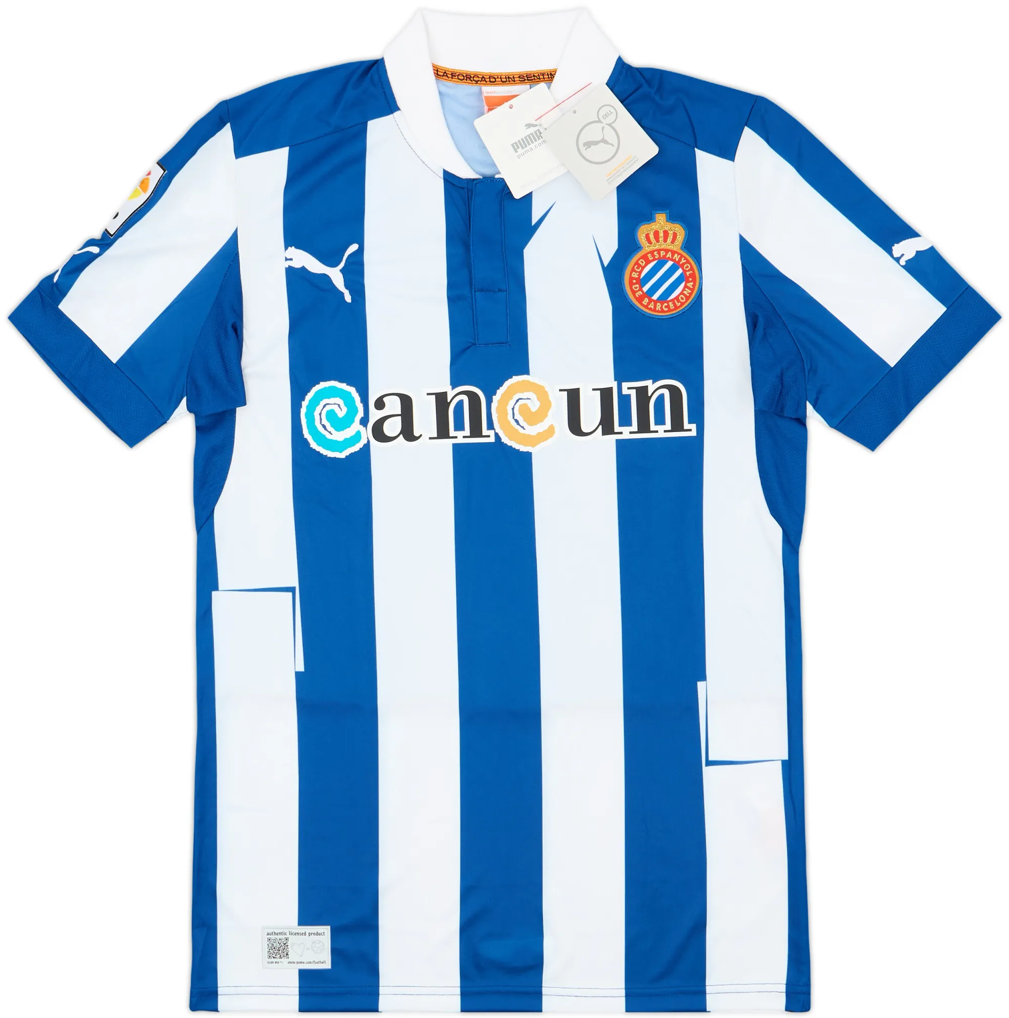 Puma Espanyol Mens SS Home Shirt 2012/13