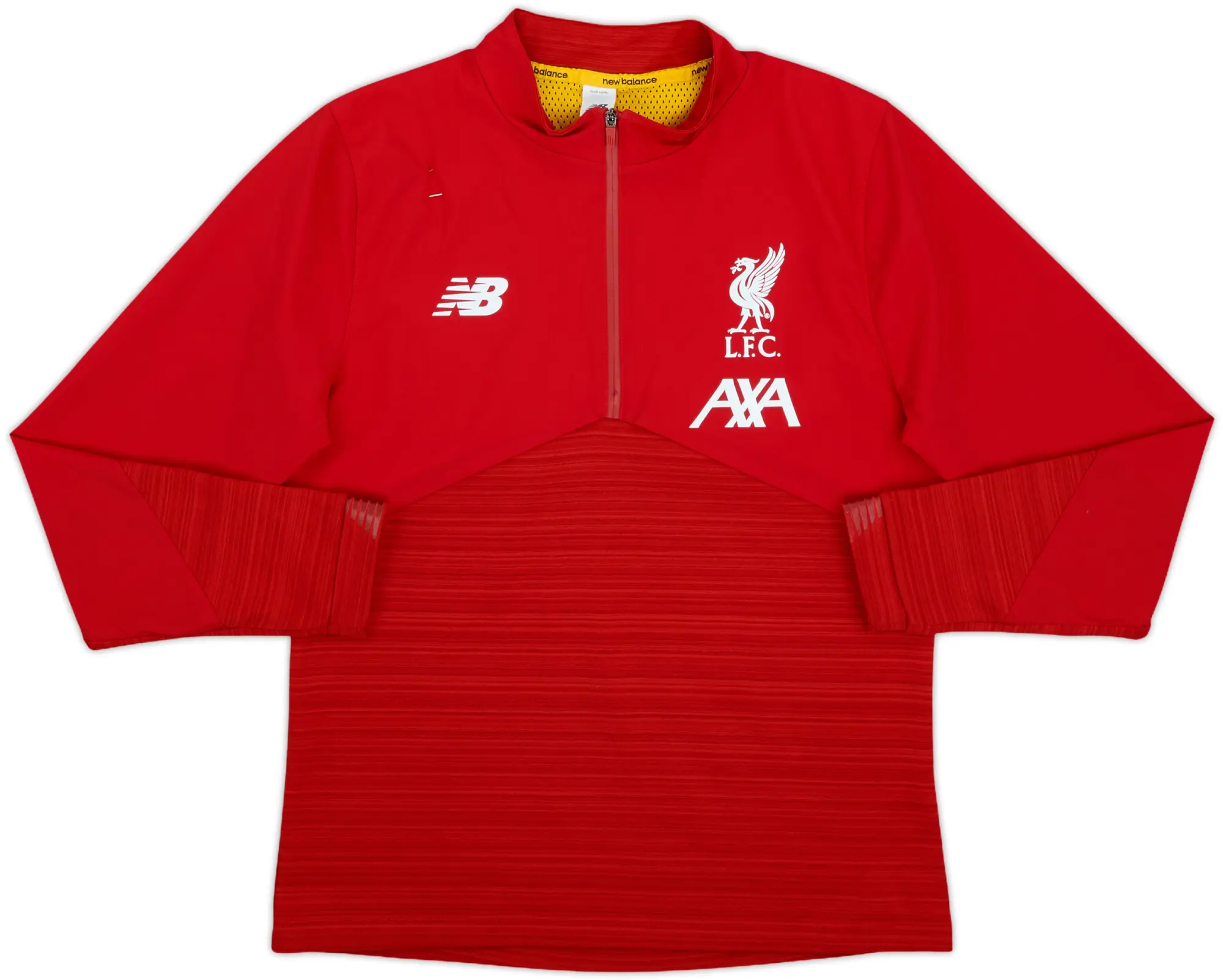 2019-20 Liverpool New Balance 1/4 Zip Drill Top - 8/10 - (XL.Boys)