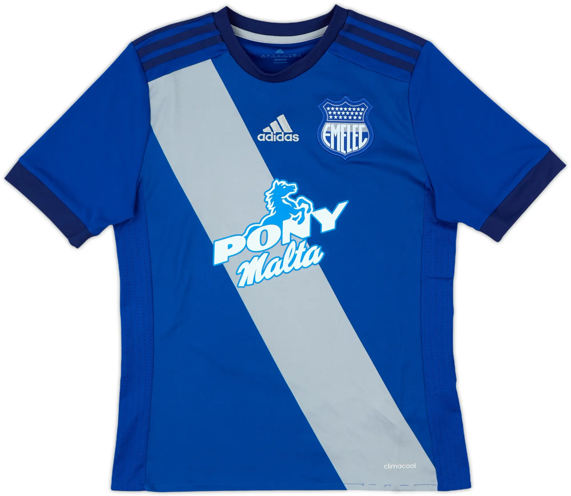 adidas Club Sport Emelec Boys SS Home Shirt 2017/18