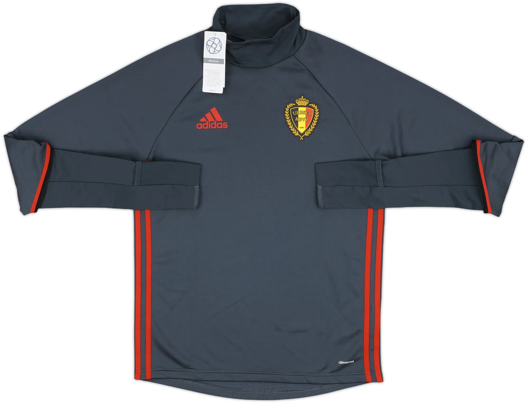 adidas Belgium Mens SS Home Shirt 2016