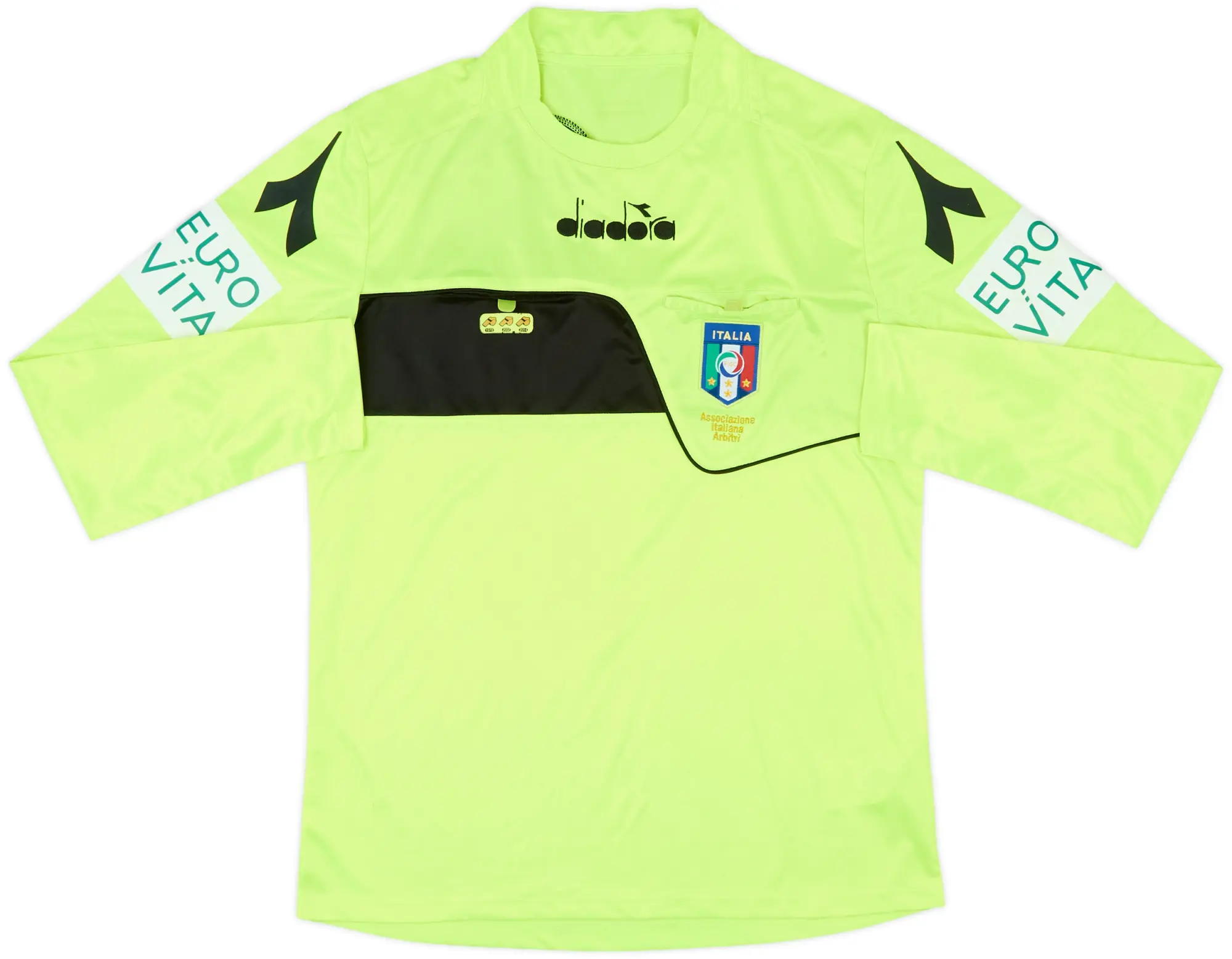 2018-19 Italy Diadora Referee L/S Shirt - 7/10 - (L)