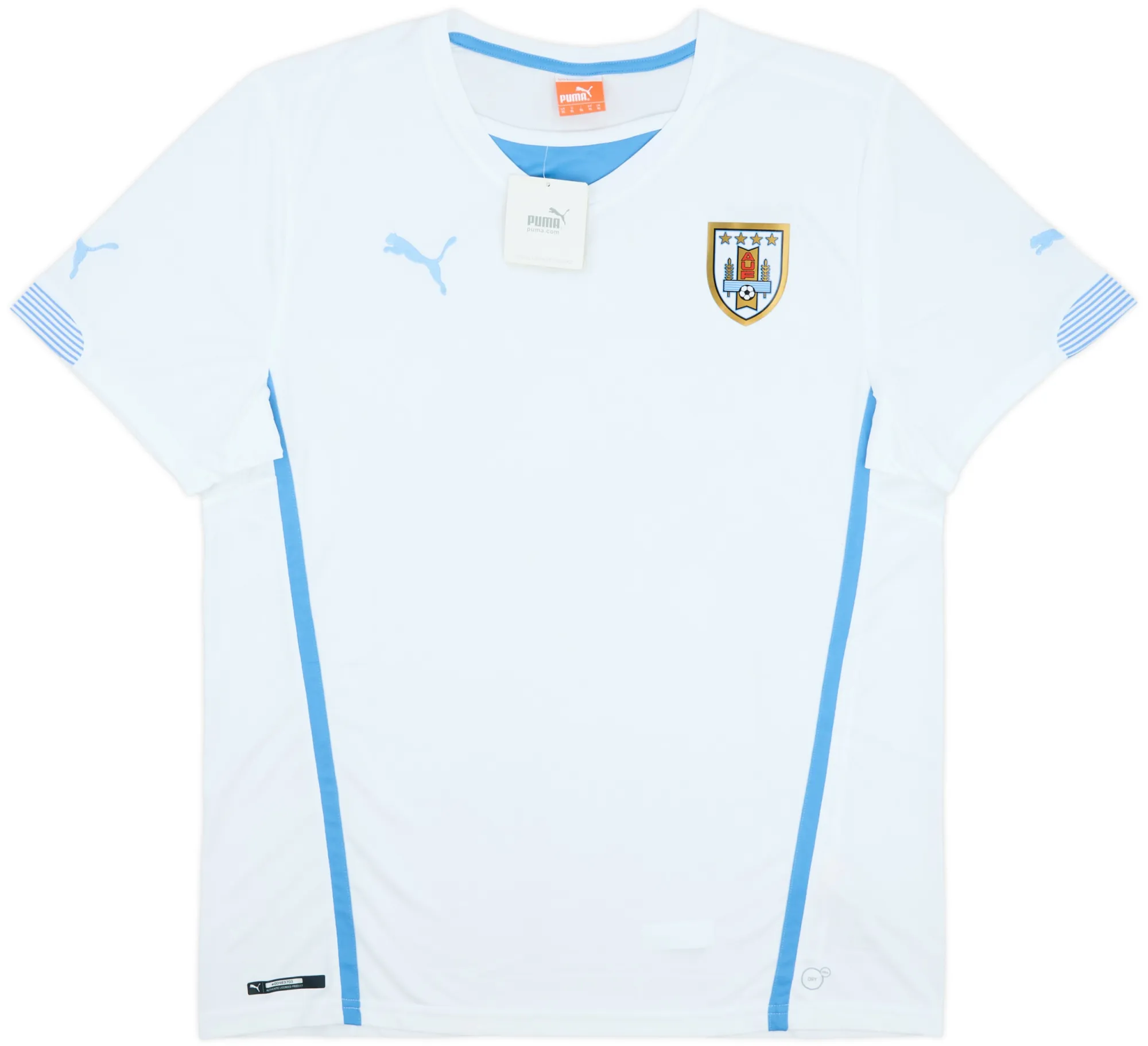 Puma Uruguay Mens SS Away Shirt 2014