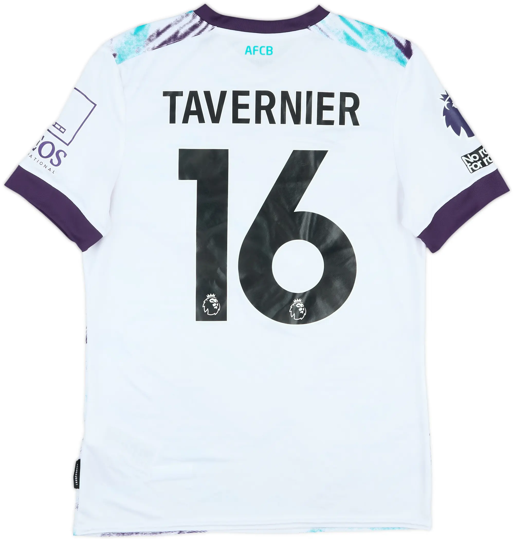 2024-25 Bournemouth Match Issue Away Shirt Tavernier #16
