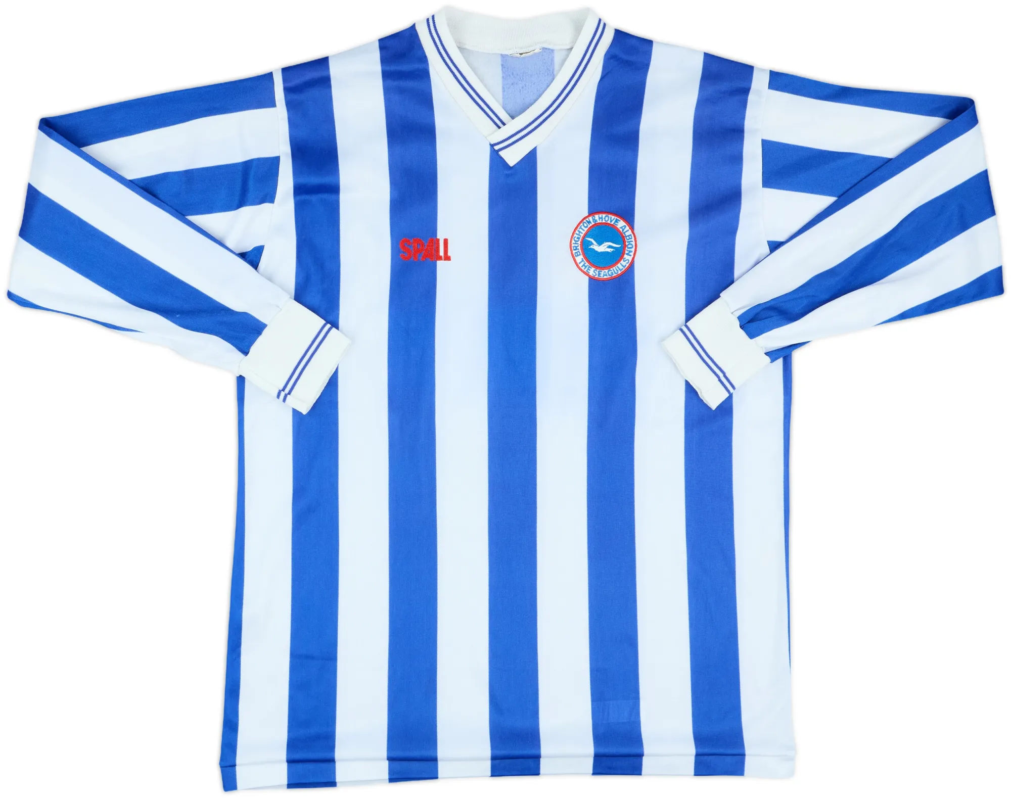 Home Brighton & Hove Albion Mens LS Player Issue Home Shirt 1988/89