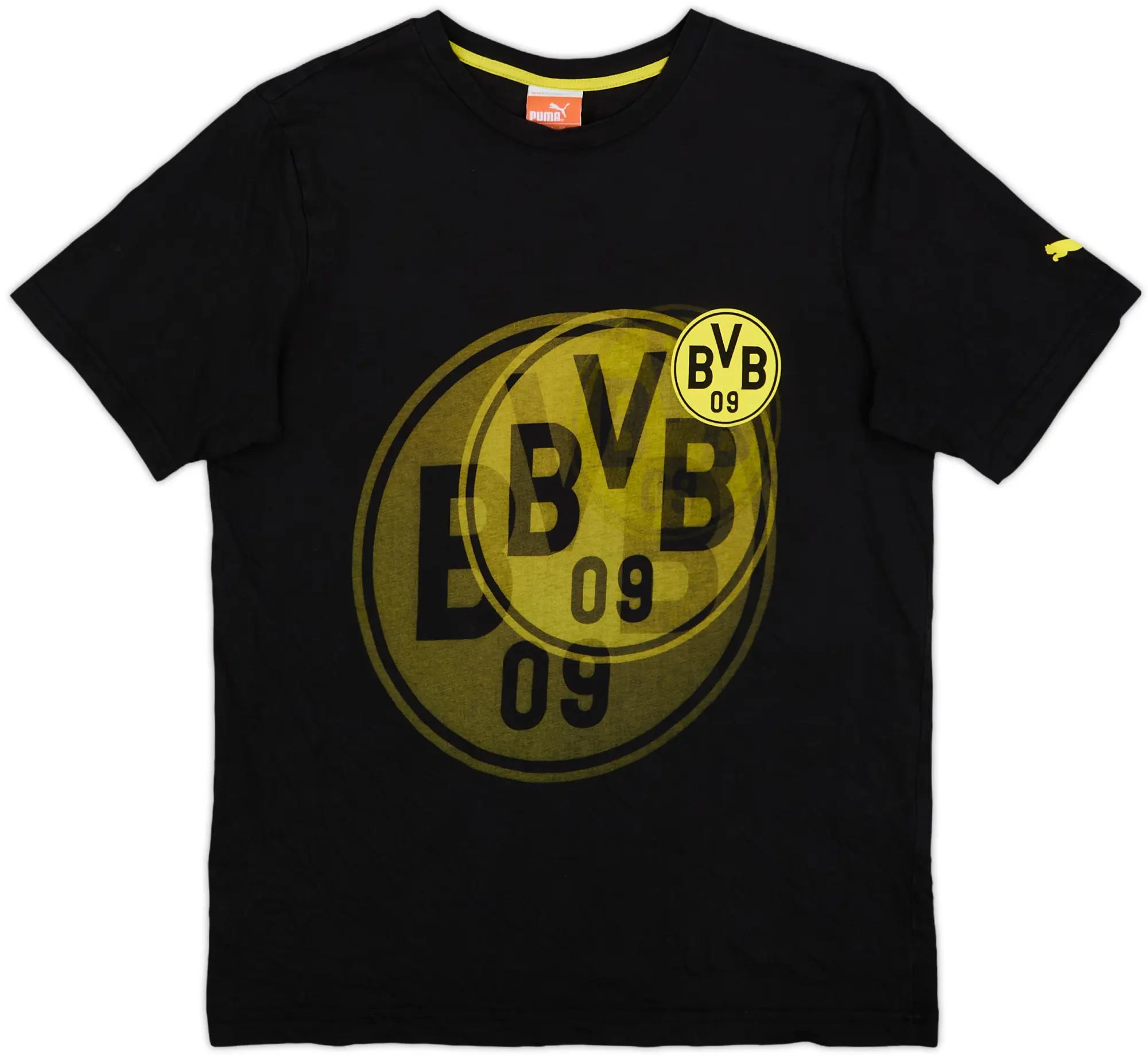 2016-17 Borussia Dortmund Puma Graphic Tee - 9/10 - (XL.Boys)